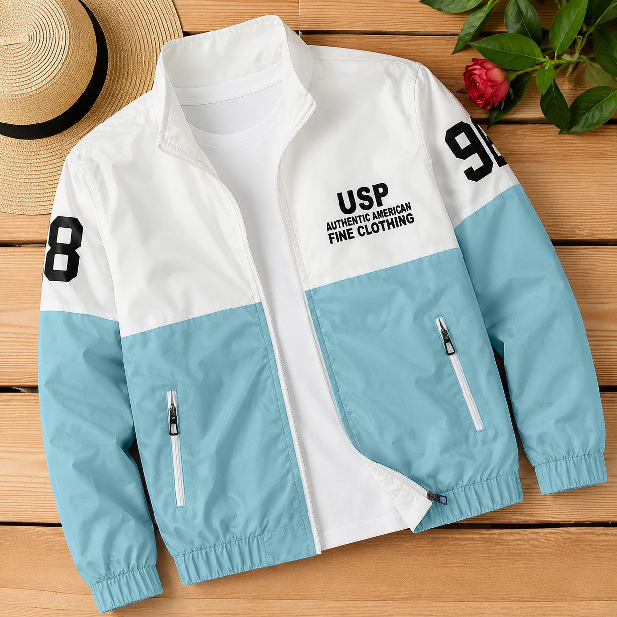 plus91 Men Colorblock Casual Jacket-picture-19