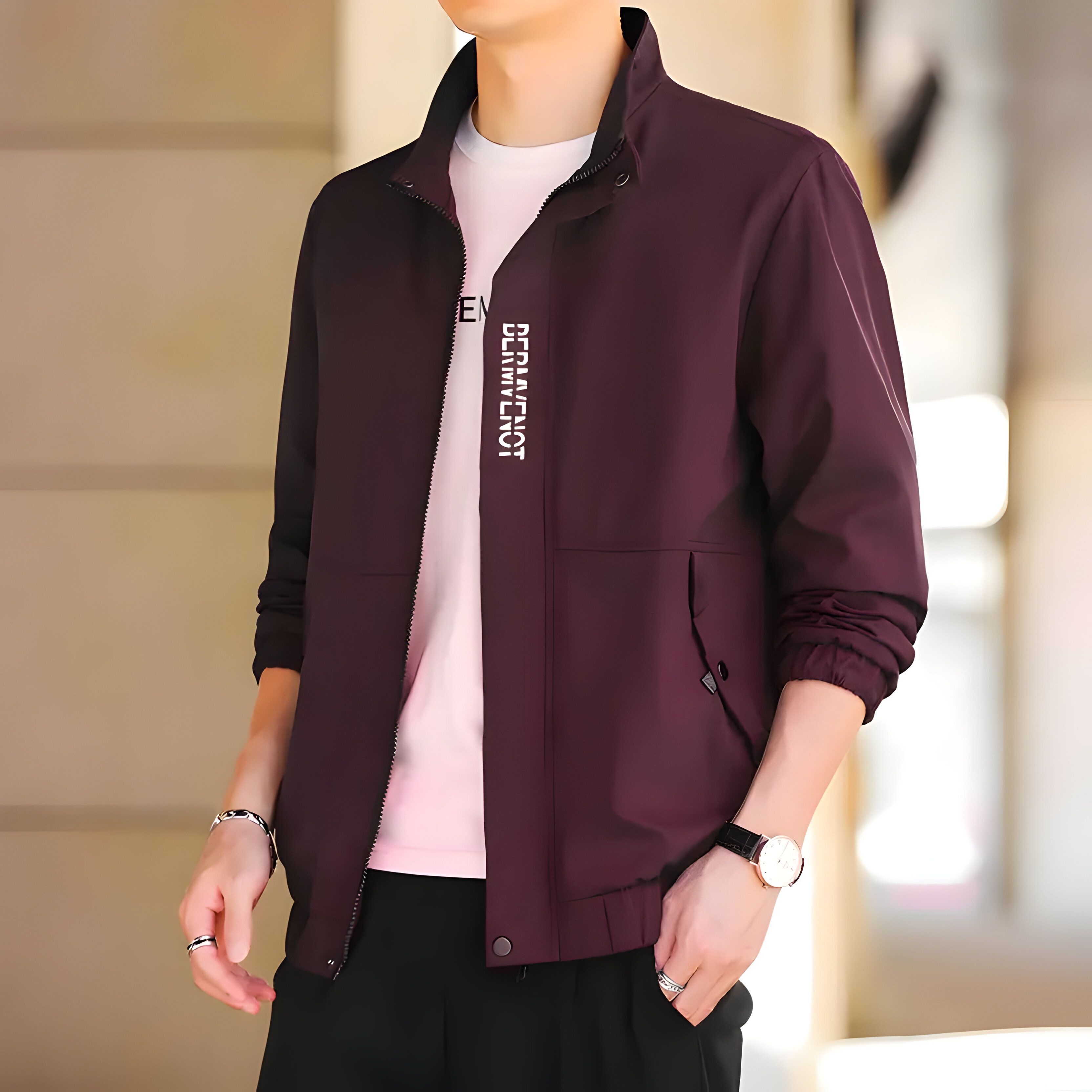 kajar Men Solid Sports Jacket-picture-13