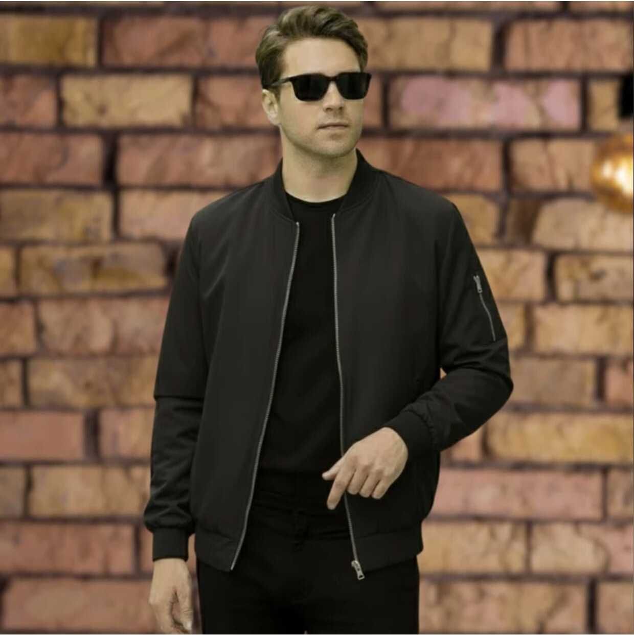 jnh fashion Men Colorblock Bomber Jacket-picture-30
