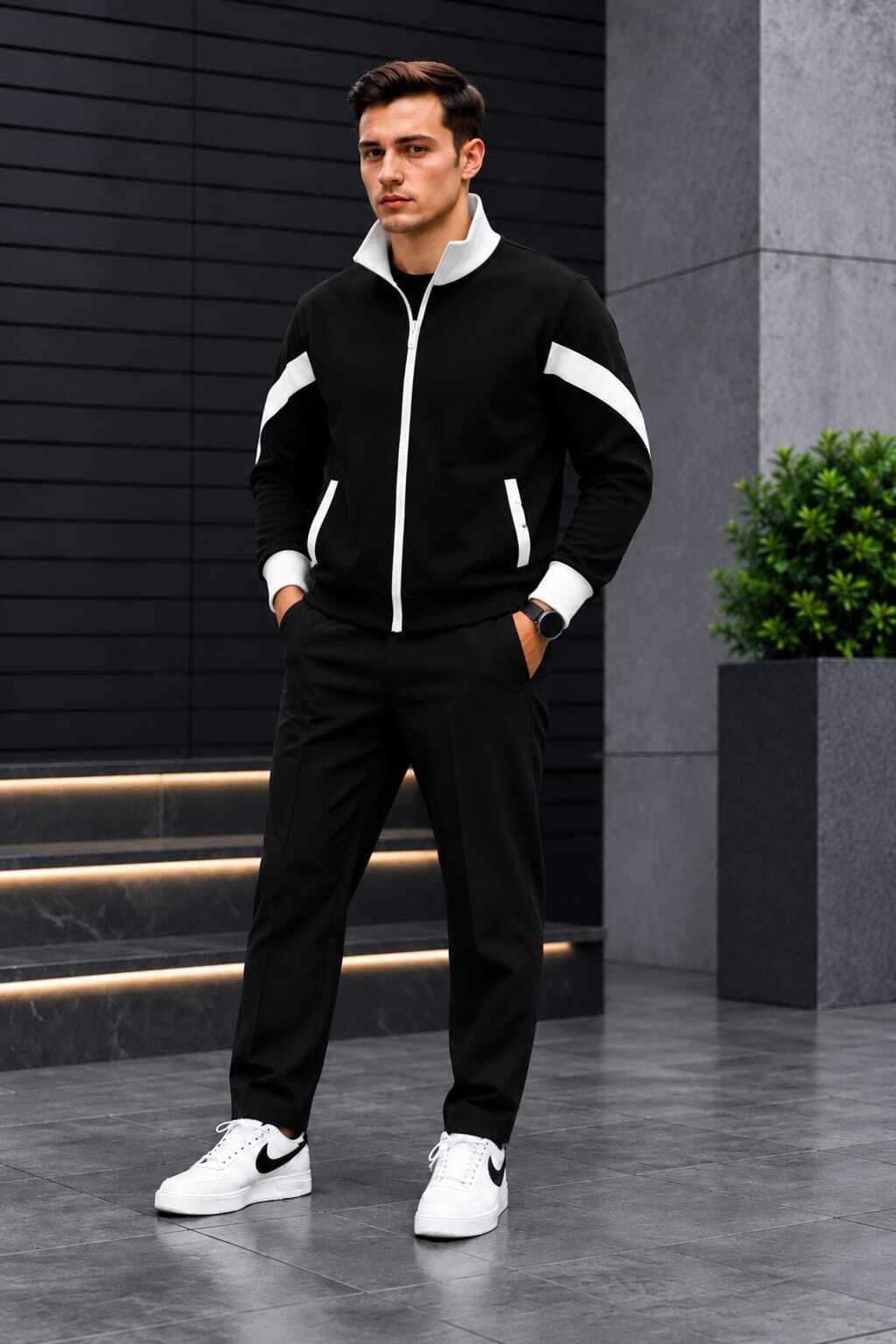 AZYHUB Striped Men Wind Cheater-picture-47