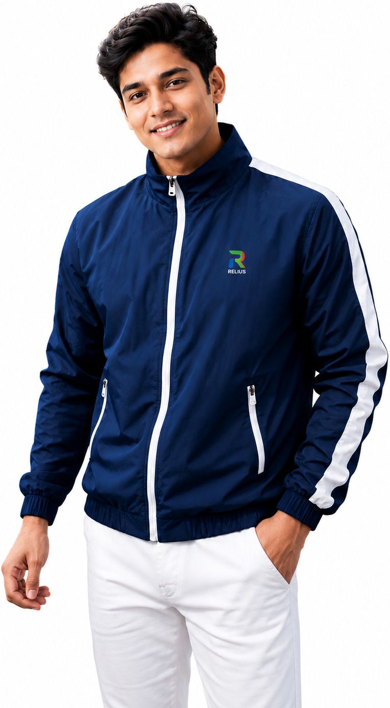 savingmart collections Men Colorblock Sports Jacket-picture-0