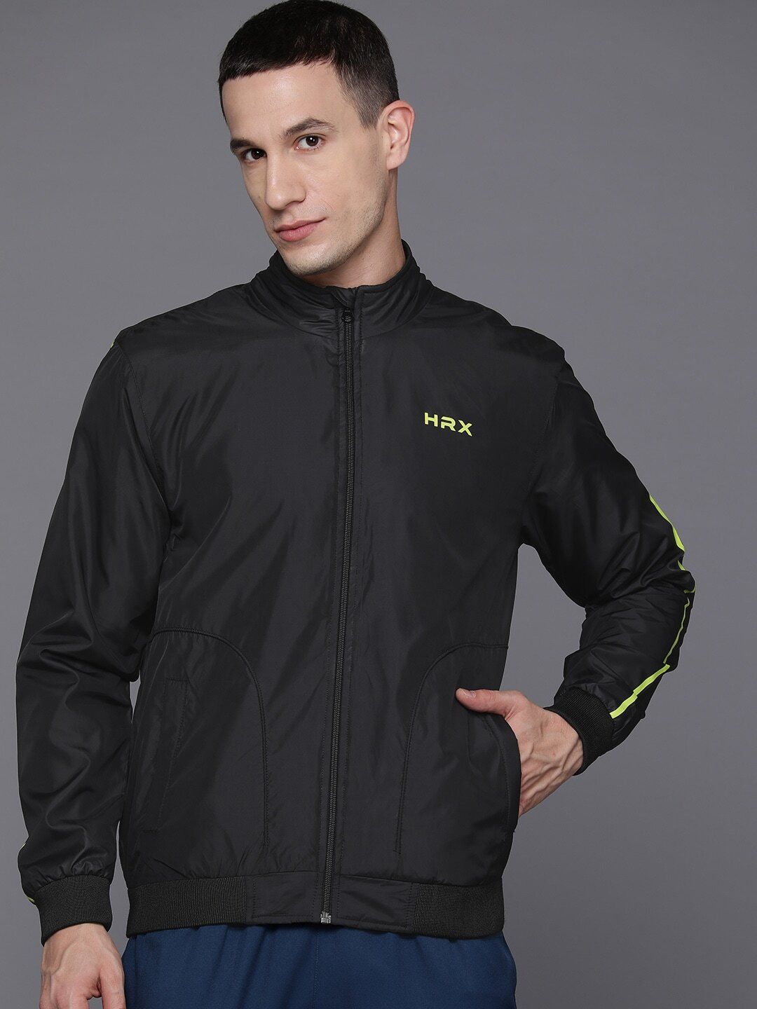 Men Solid Sports Jacket-image-39