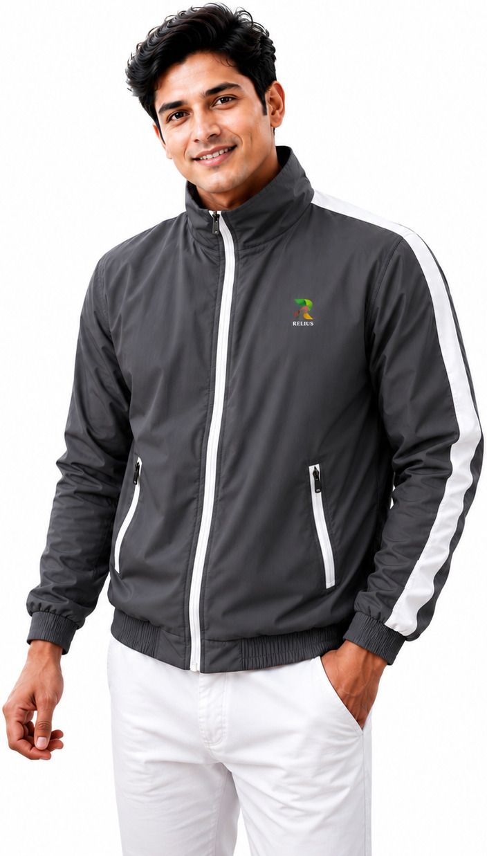 savingmart collections Men Colorblock Sports Jacket-picture-3