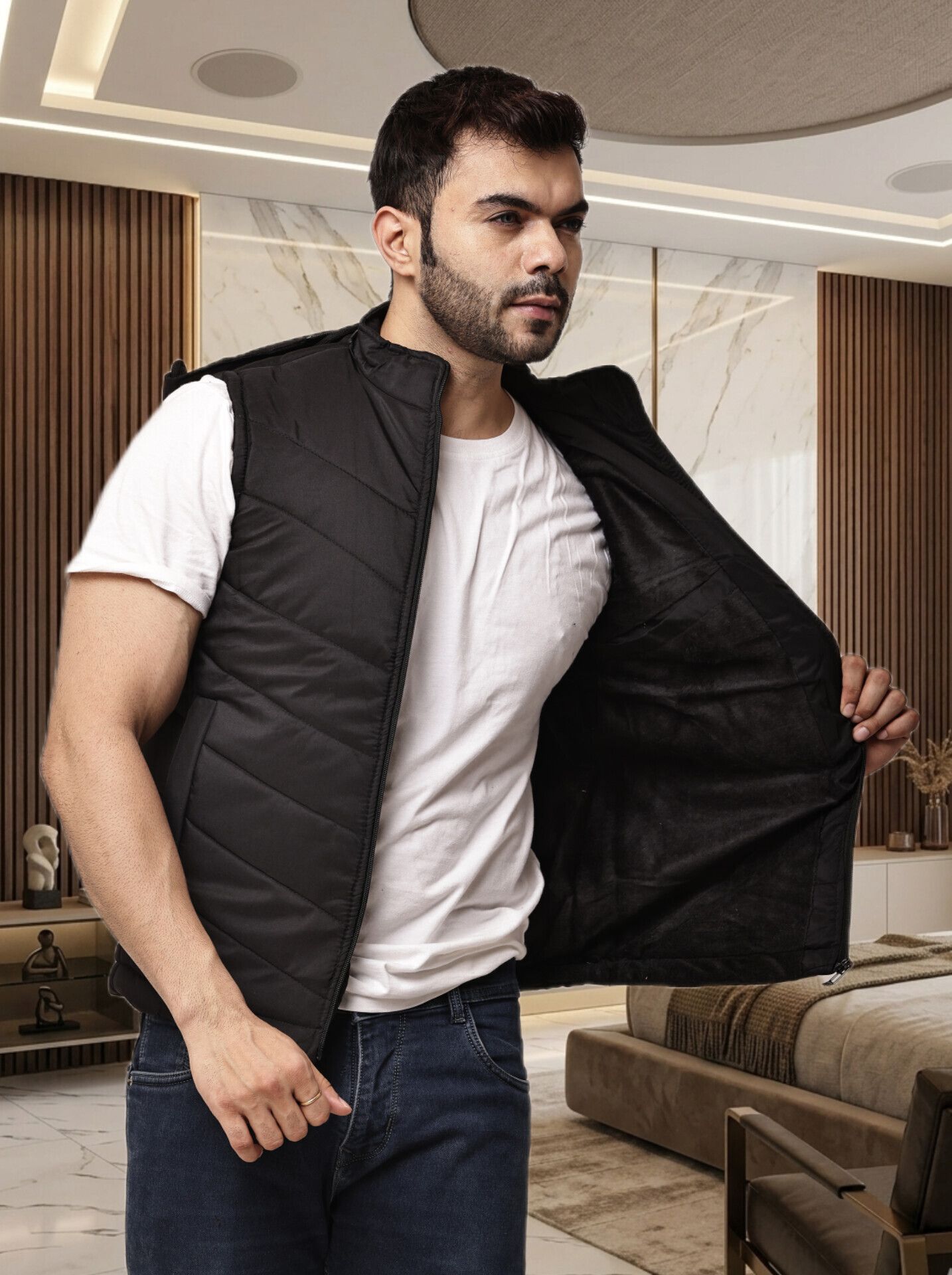 glycon Men Solid Padded Jacket-picture-20