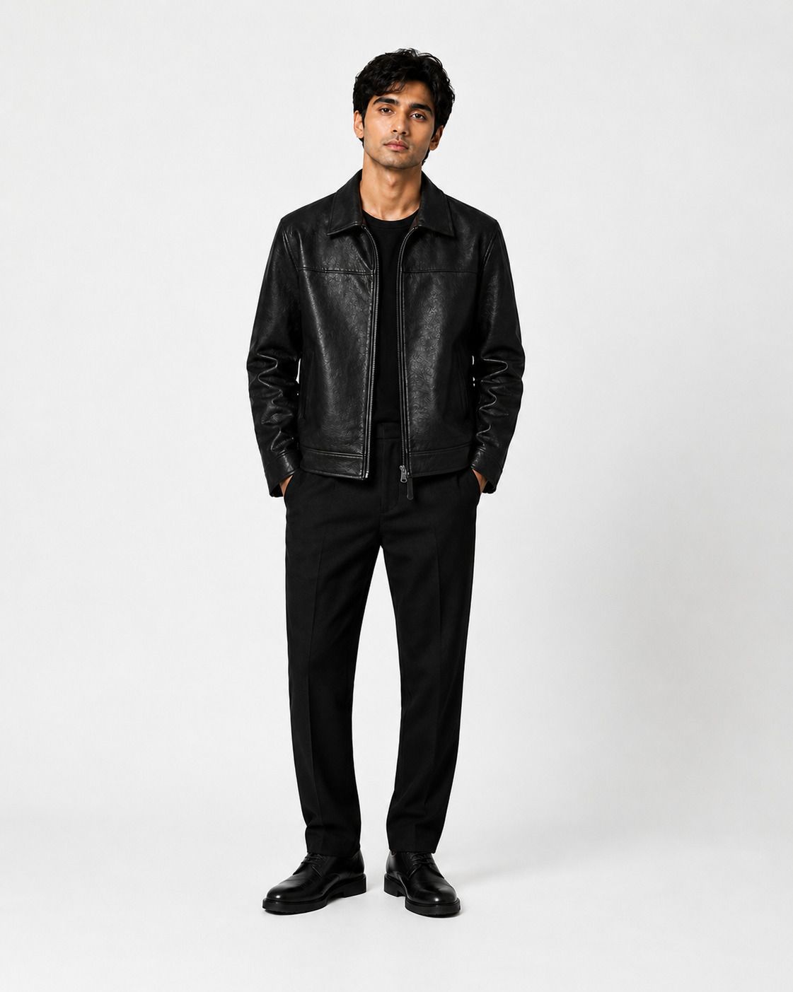 safaision Men Solid Leather Jacket-picture-22