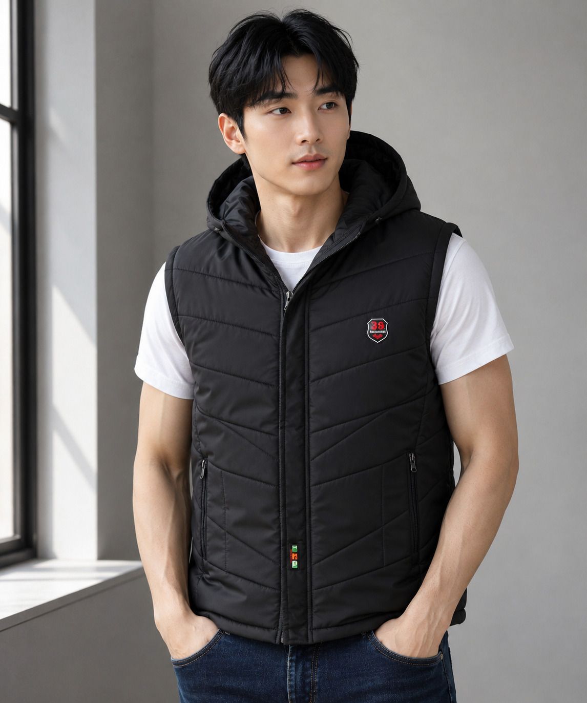 decanter Men Solid Puffer Jacket-picture-19