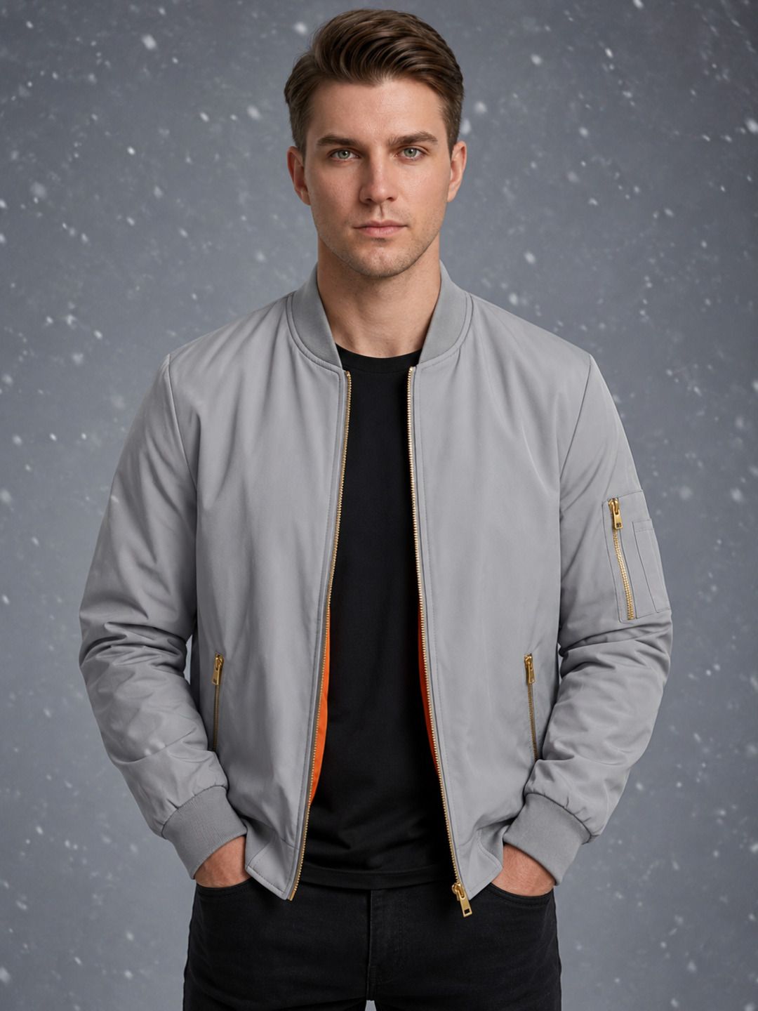 caraba Men Solid Winter Coat-picture-10