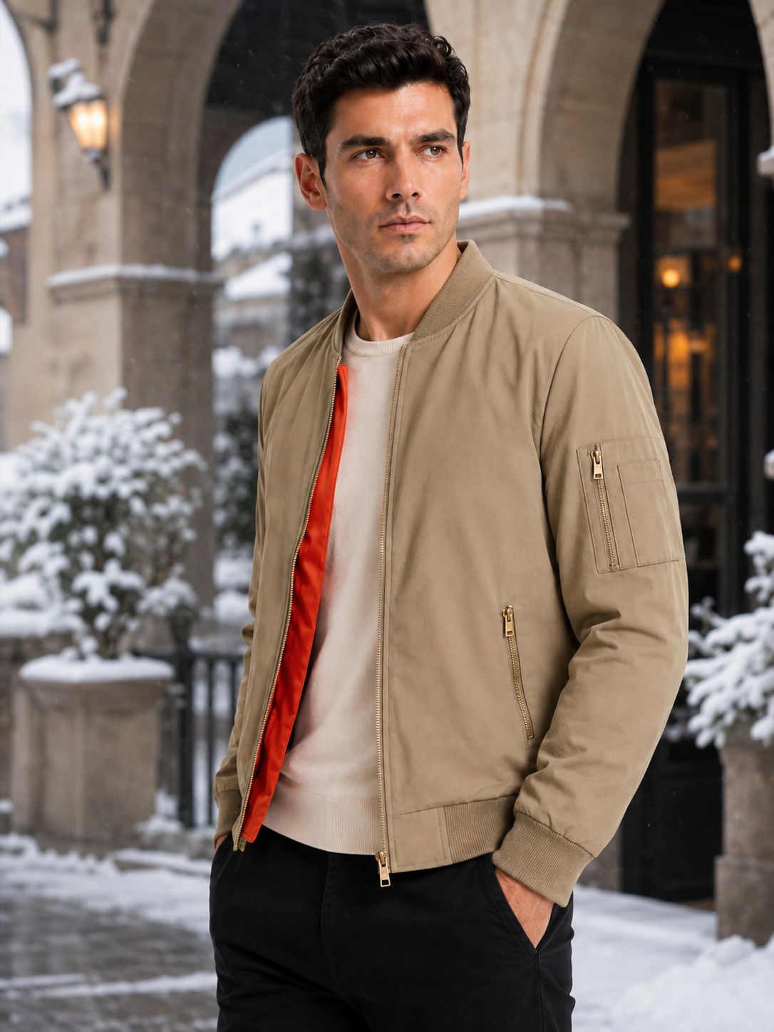 caraba Men Solid Winter Coat-picture-17