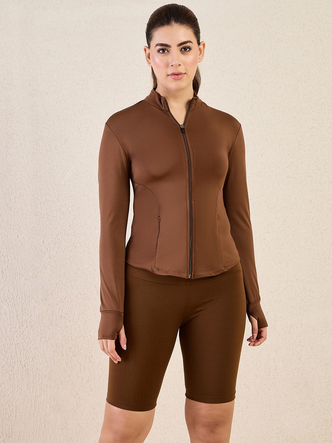 color capital Solid Women Brown Tights-picture-13