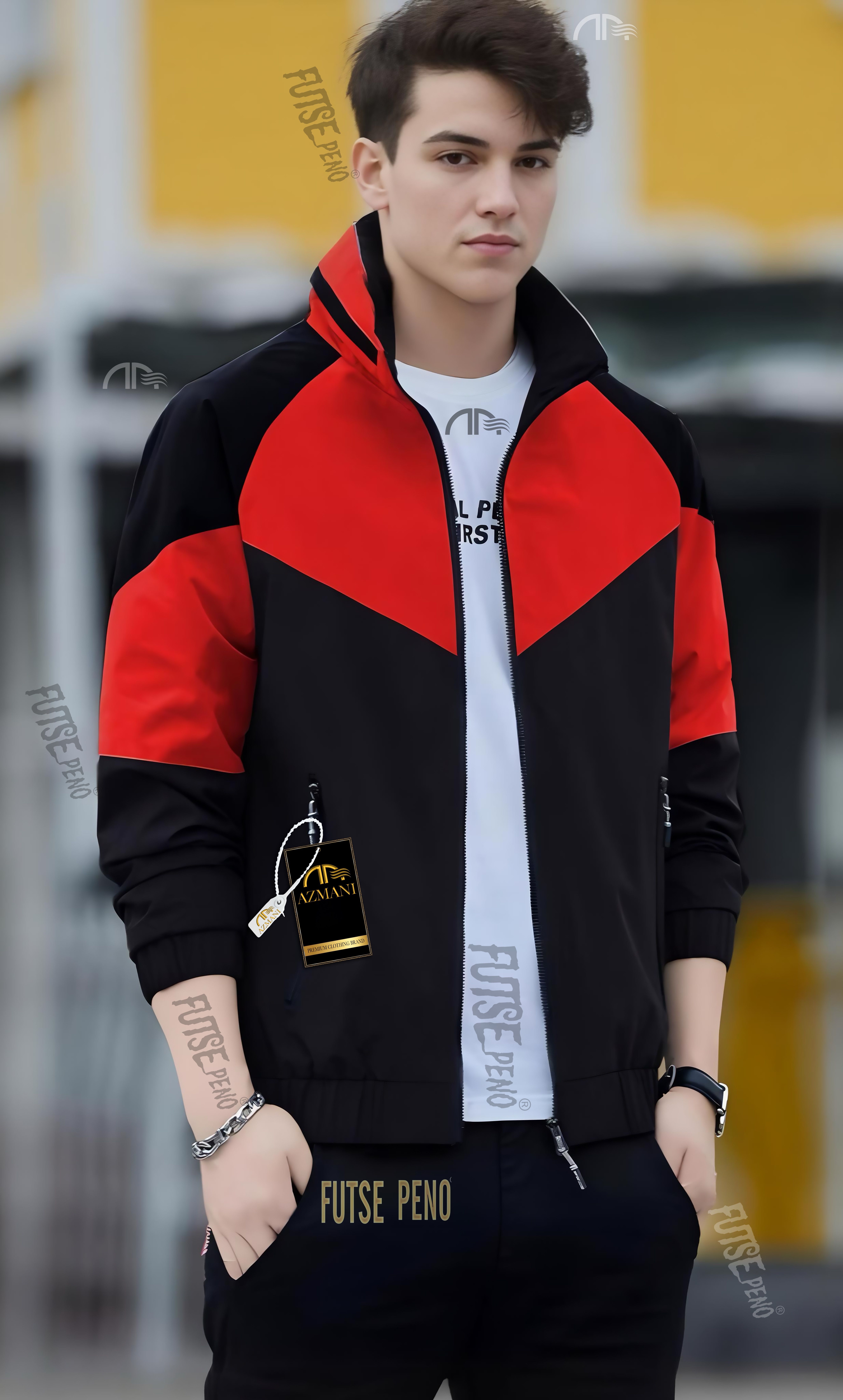 azmani Men Colorblock Casual Jacket-picture-10