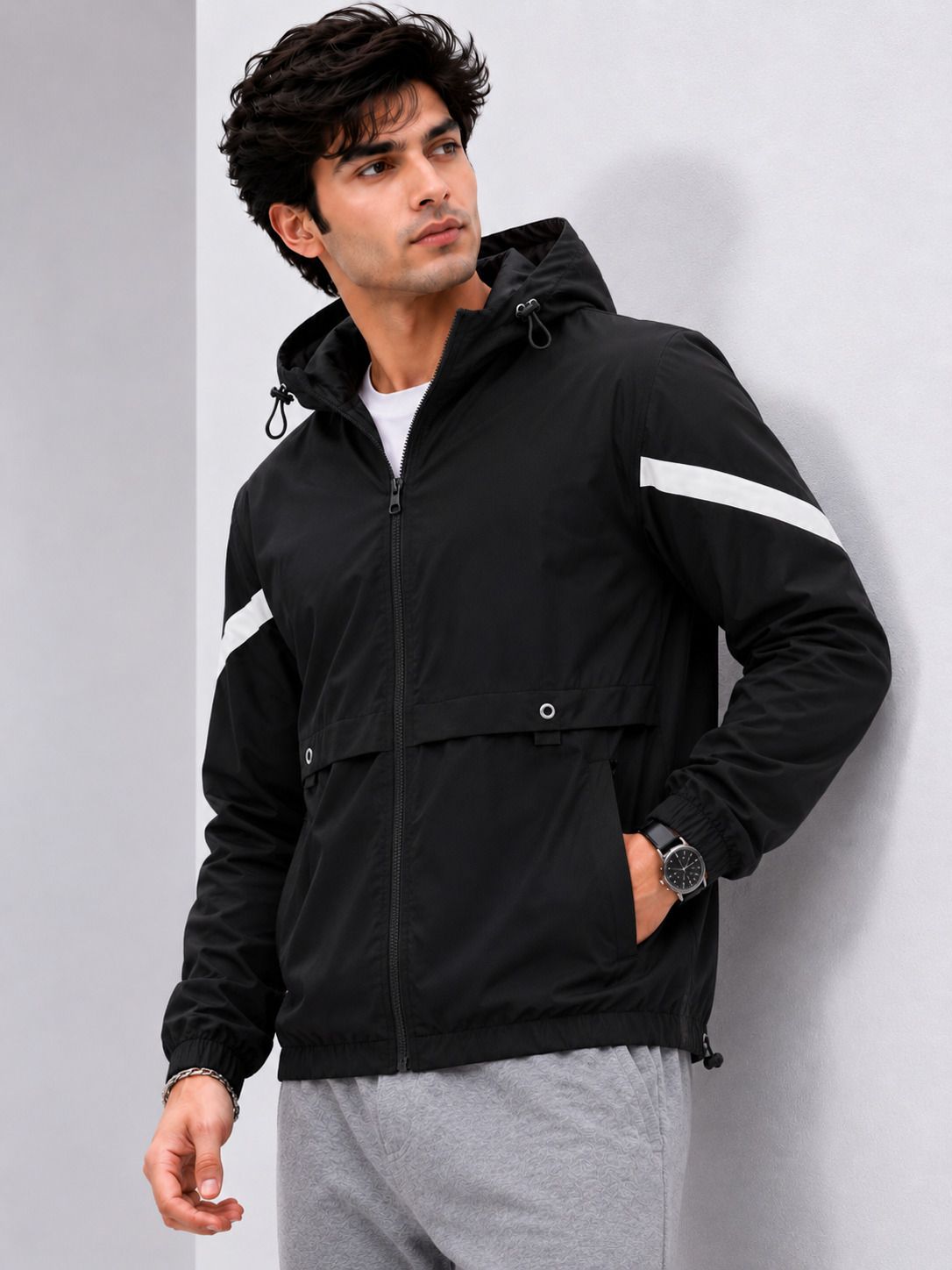 five doggies Men Printed Casual Jacket-picture-29