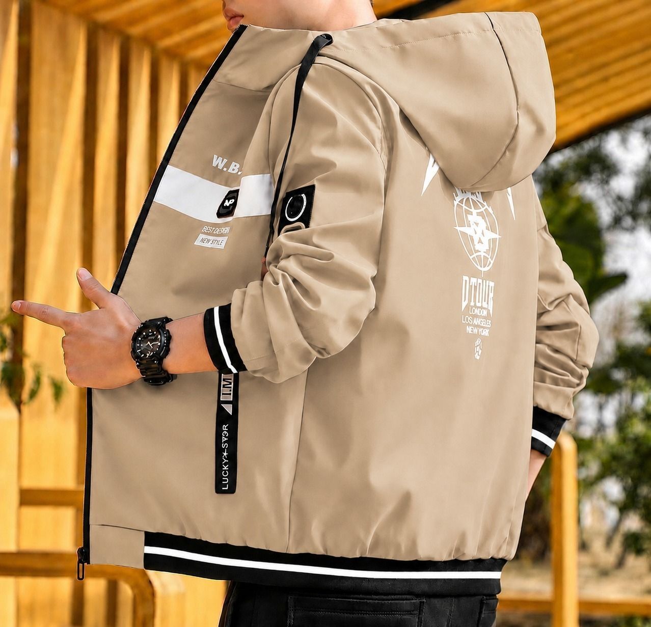 azitiz Men Printed Casual Jacket-picture-27
