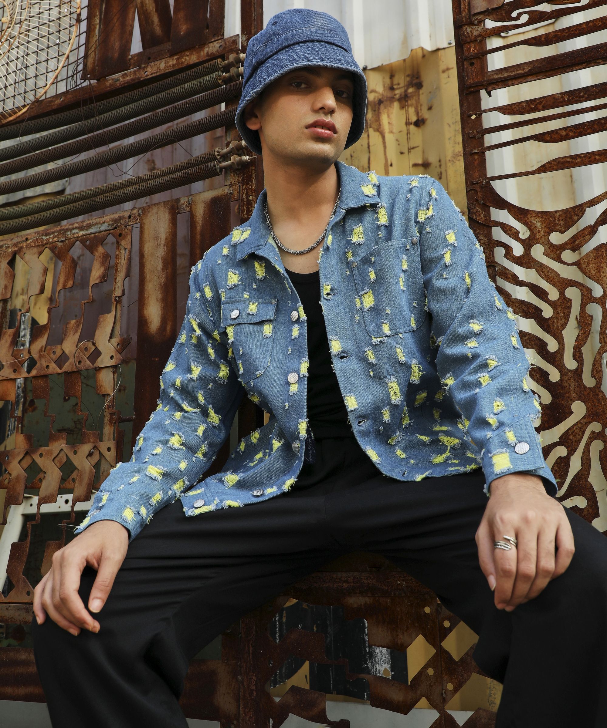 cahoot Men Colorblock Casual Jacket-picture-11