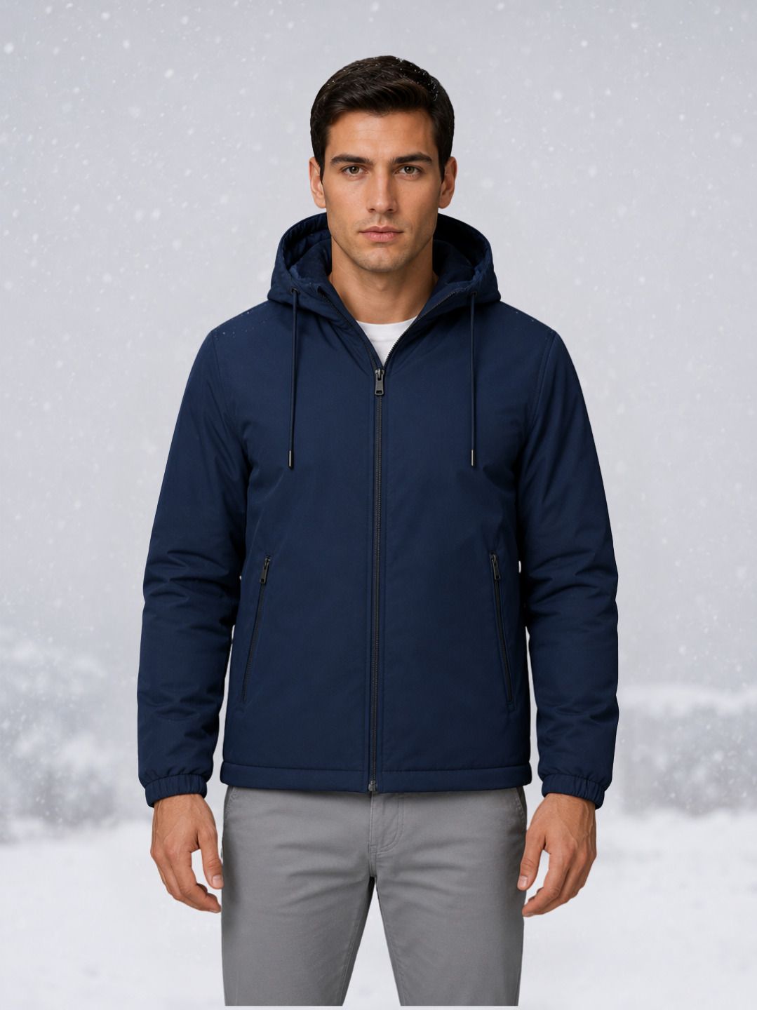 caraba Men Solid Bomber Jacket-picture-14