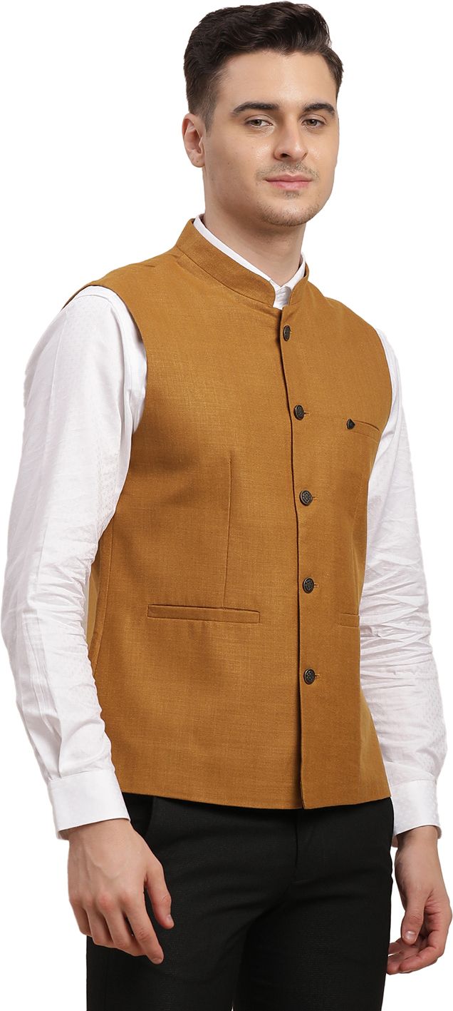 turtle Solid Men Waistcoat-picture-29