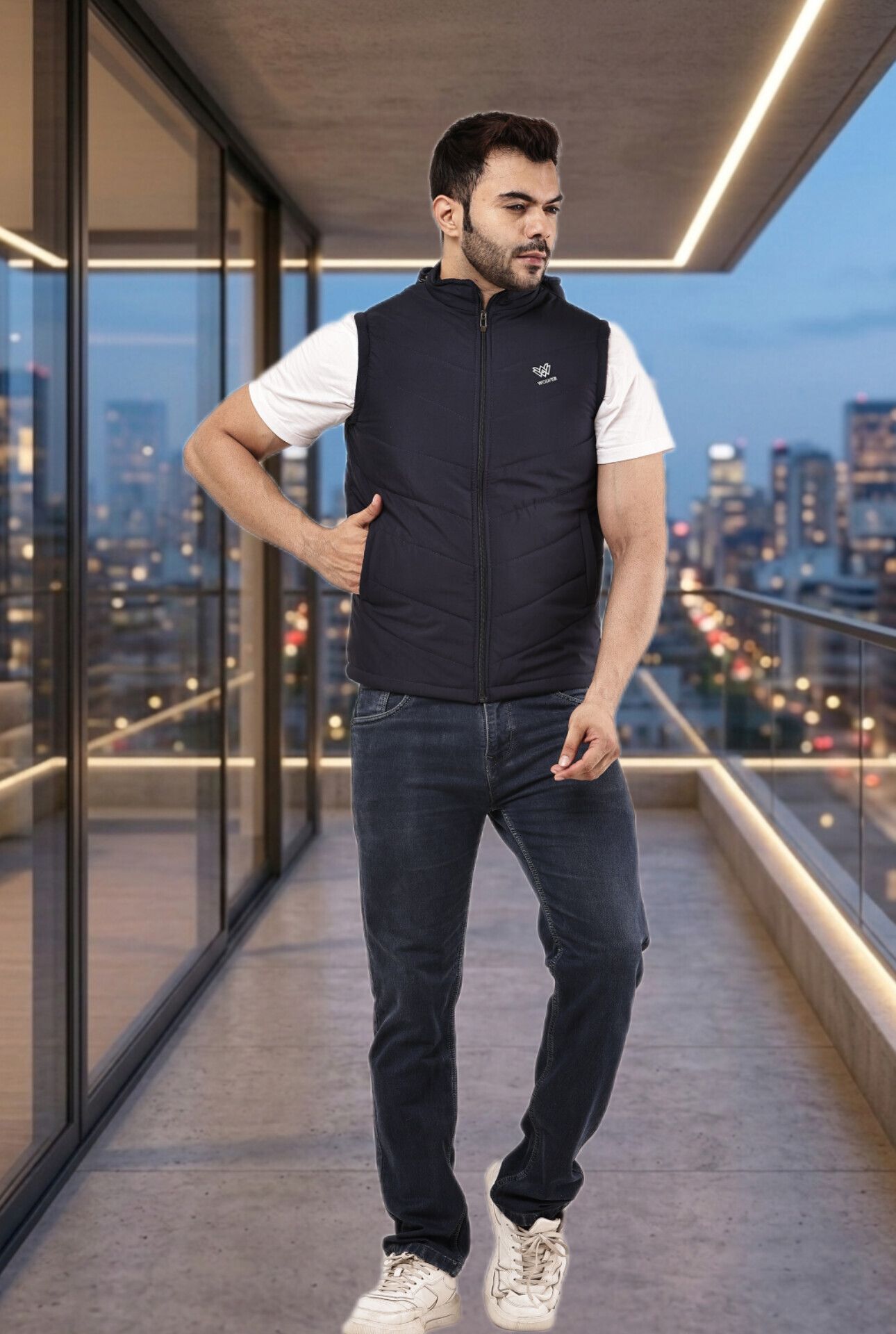 glycon Men Striped Bomber Jacket-picture-38