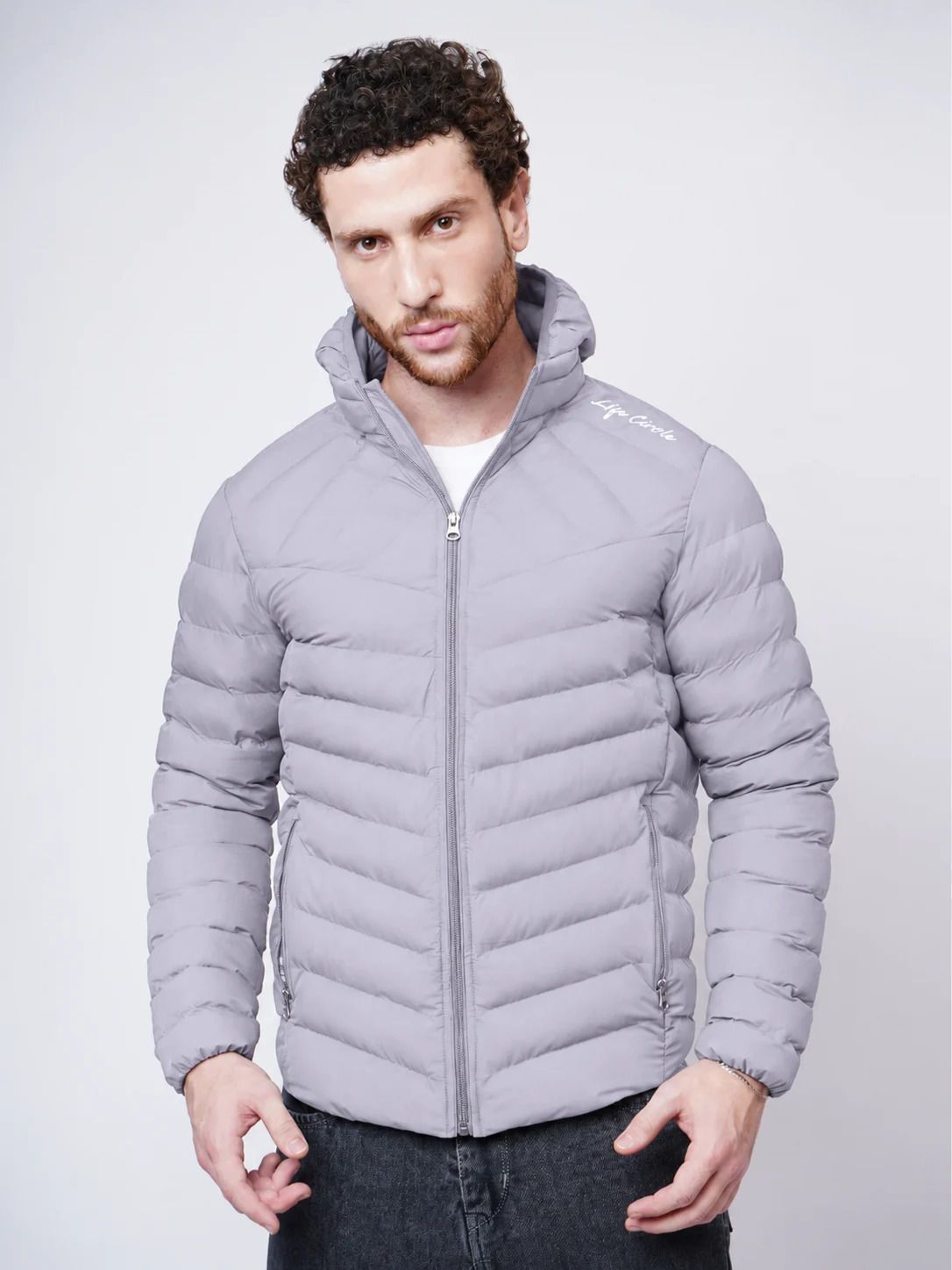 life circle Men Solid Puffer Jacket-picture-21