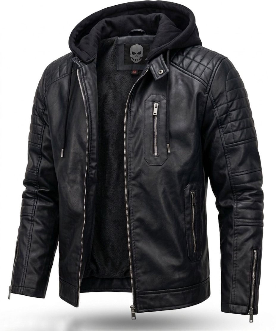 blaq ash Men Solid Biker/Riding Jacket-picture-34