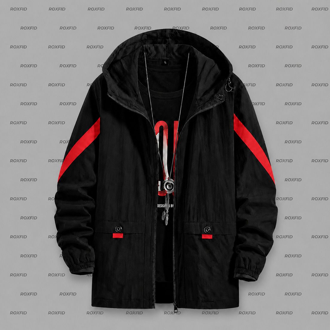 roxfid Men Colorblock Casual Jacket-picture-32
