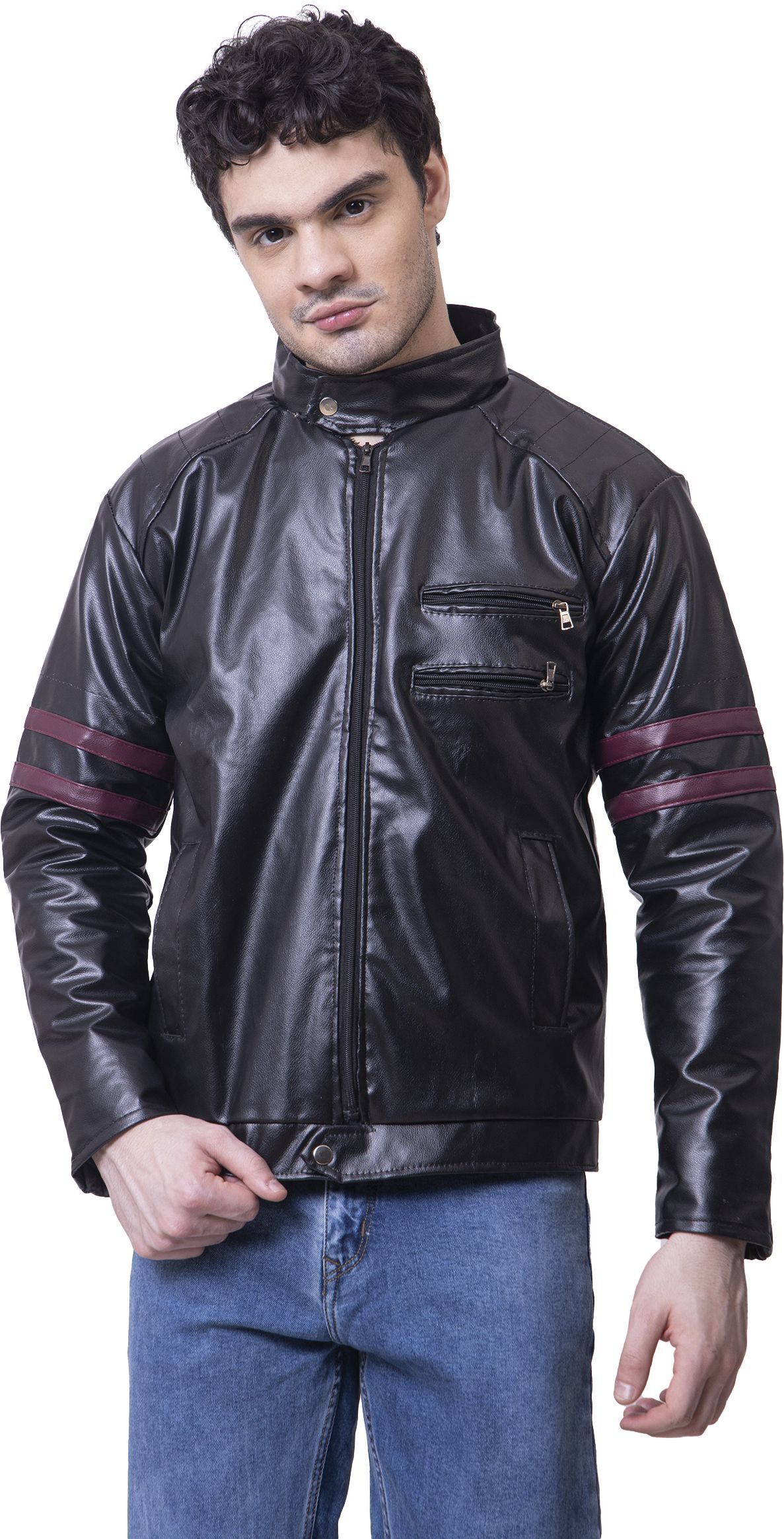 topqore Men Solid Casual Jacket-picture-43