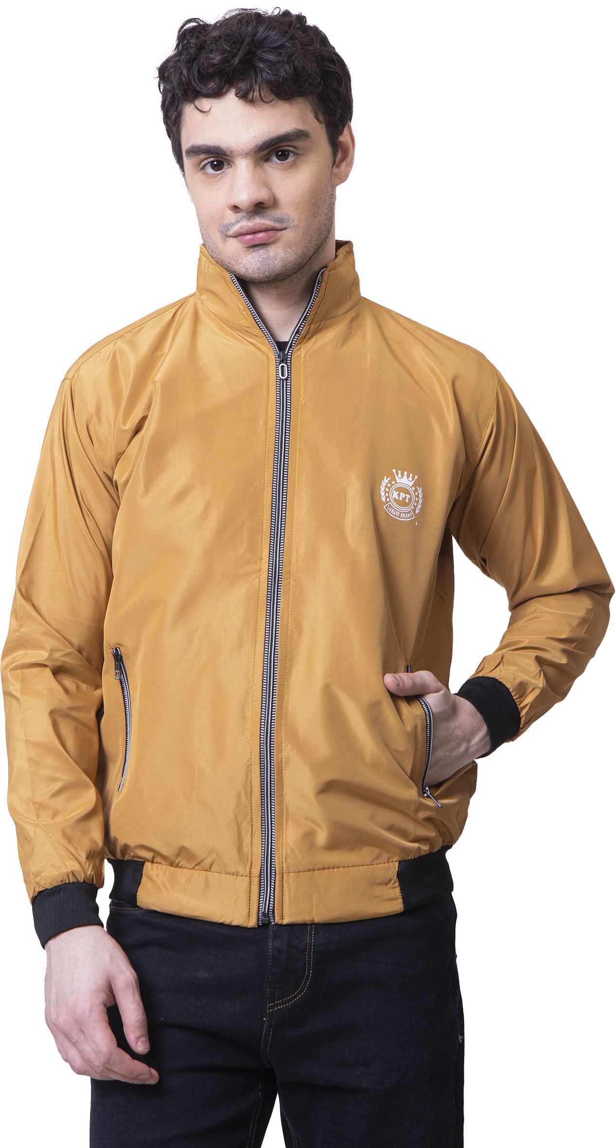lapataclub winchester jacket Solid Men Wind Cheater-picture-21