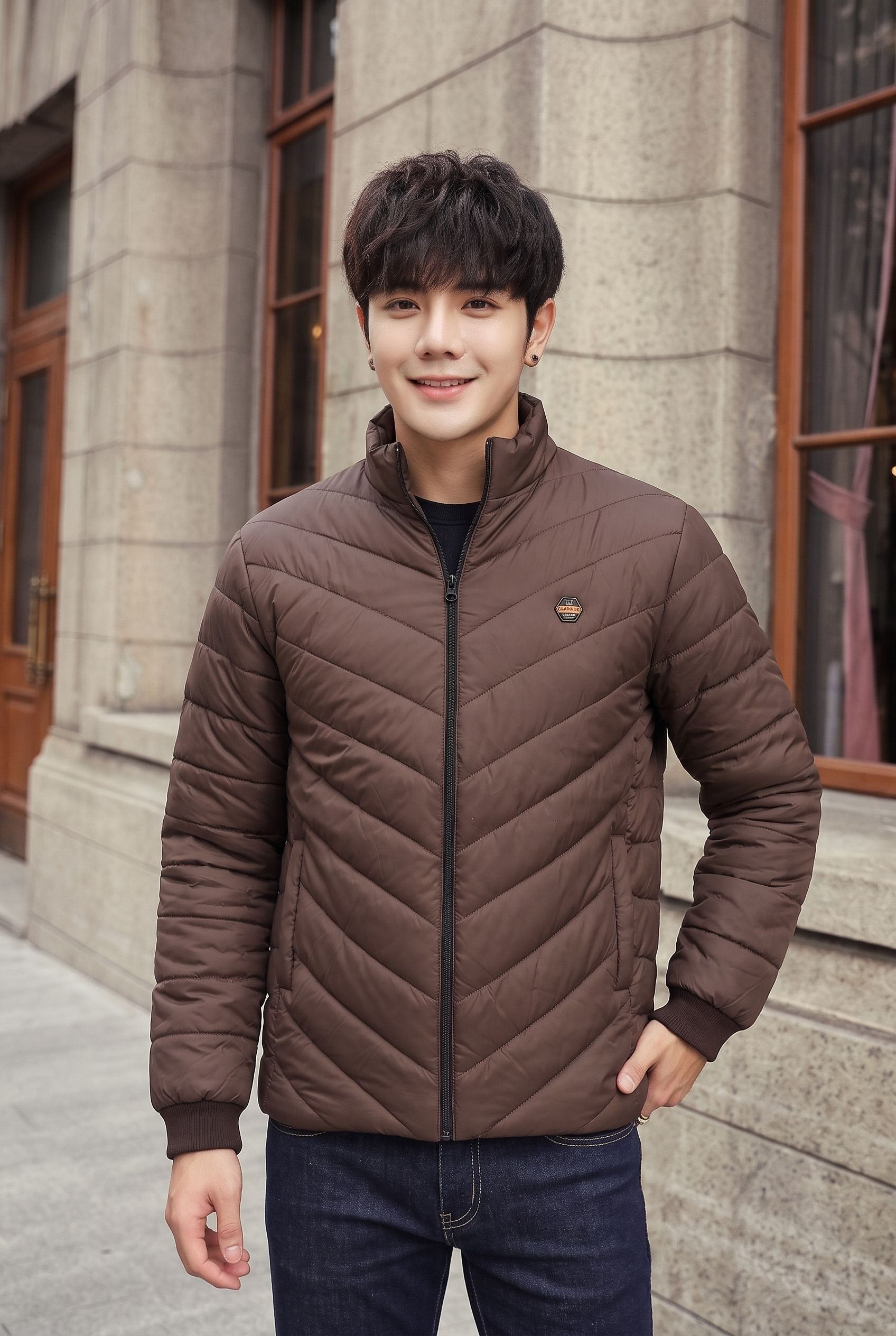 sydney hills Men Solid Casual Jacket-picture-2
