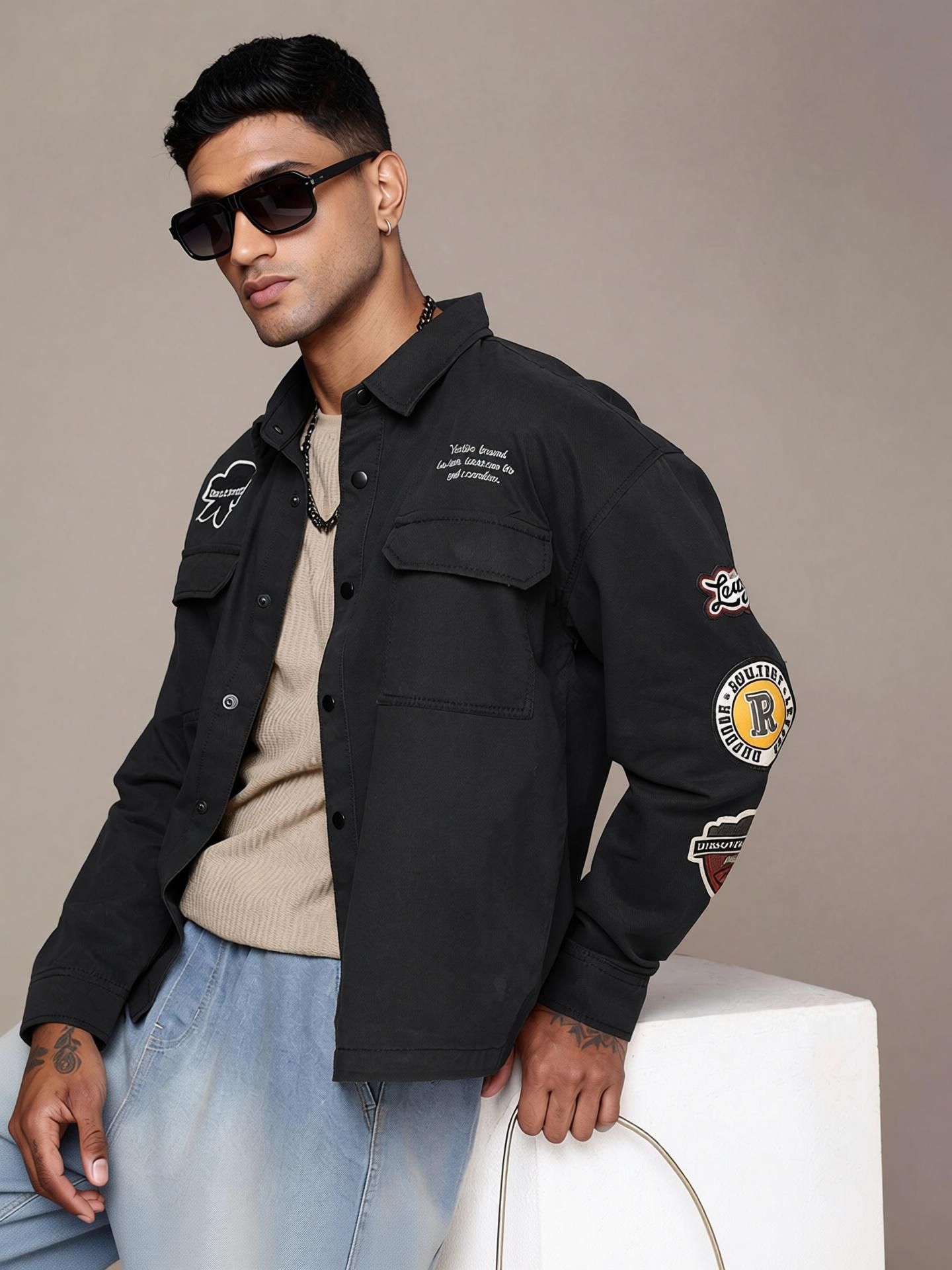 roadster Men Printed Tailored Jacket-picture-20