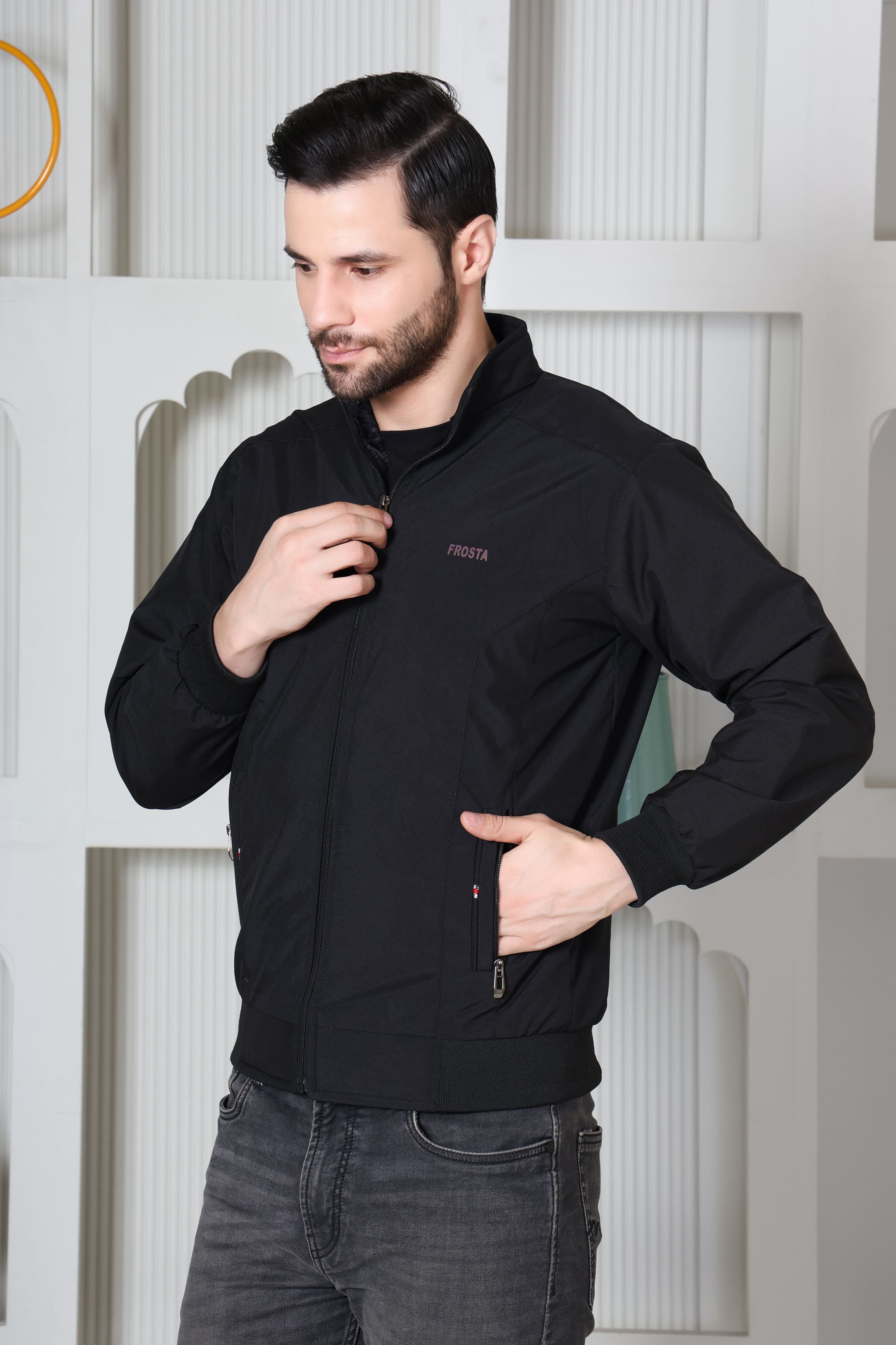 frosta Men Solid Casual Jacket-picture-19