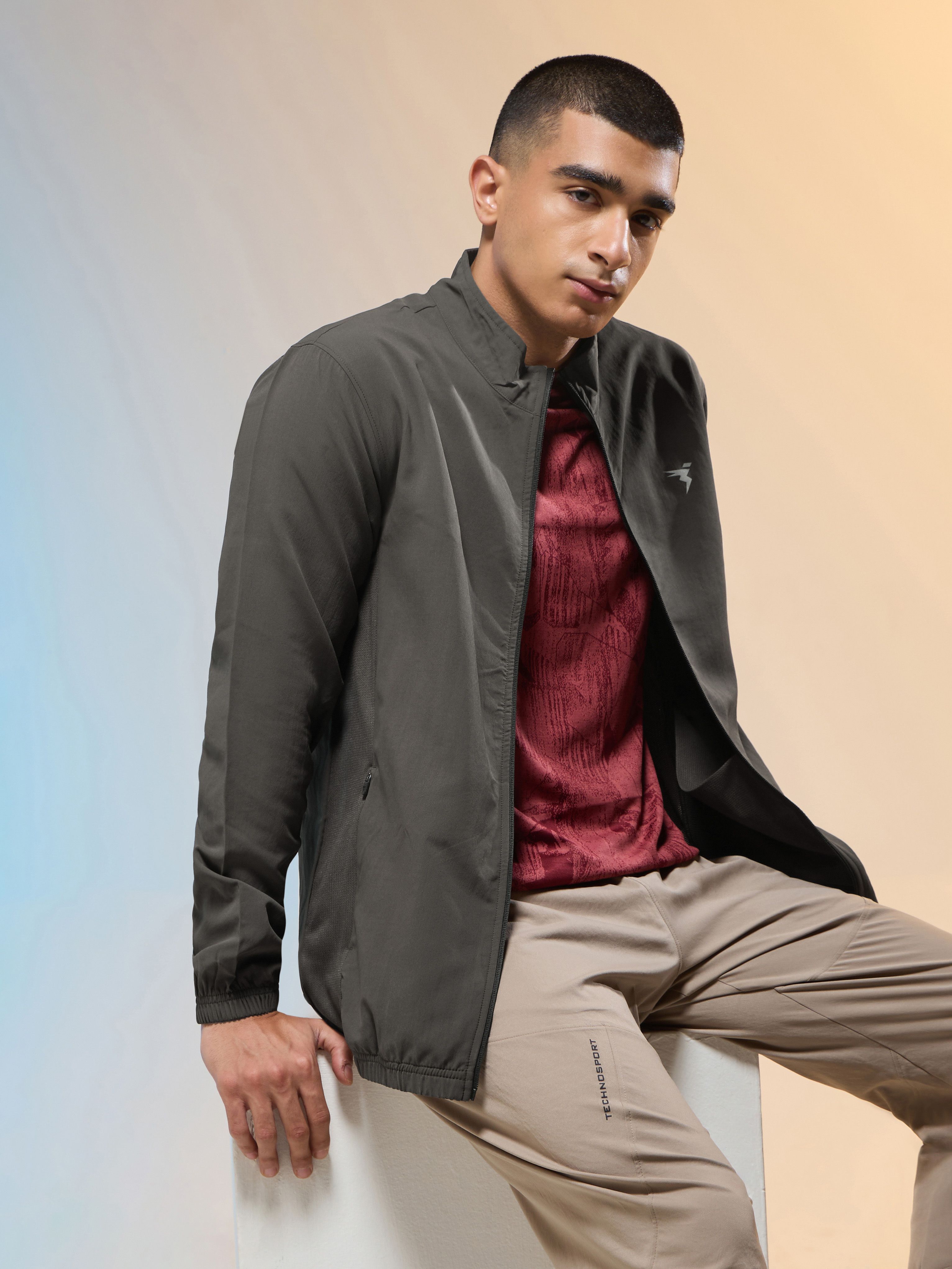 technosport Men Solid Sports Jacket-picture-19