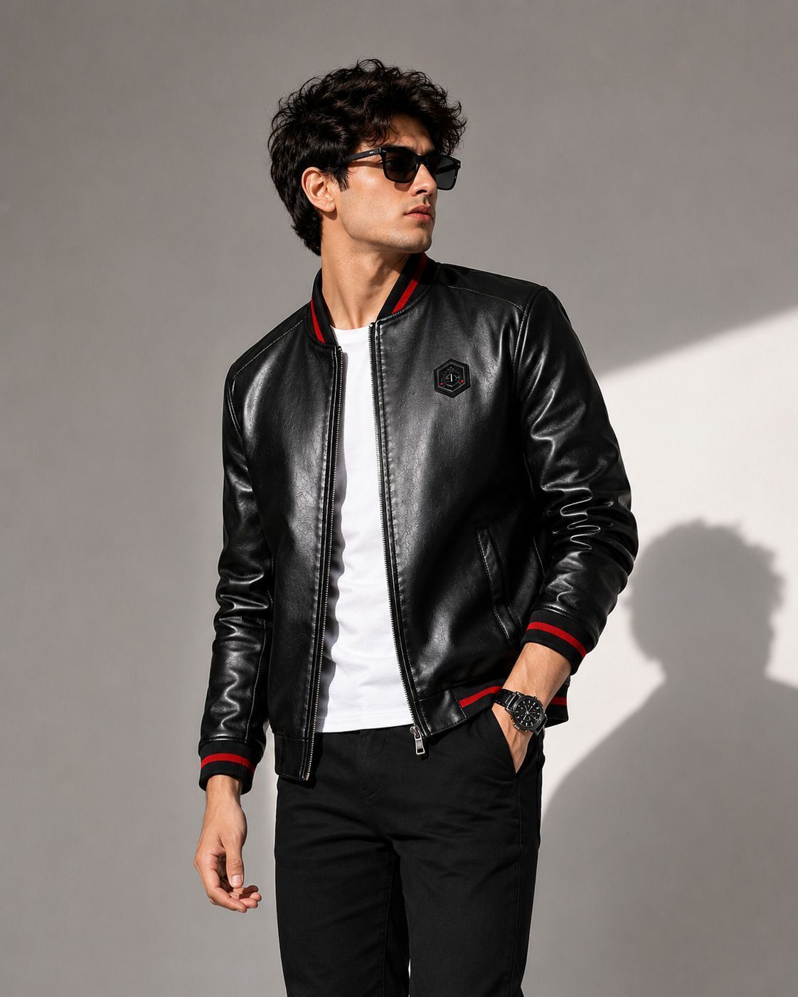 zyrona Men Solid Bomber Jacket-picture-21
