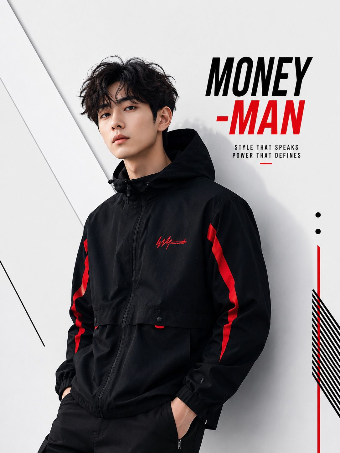 money man Men Colorblock Casual Jacket-picture-33