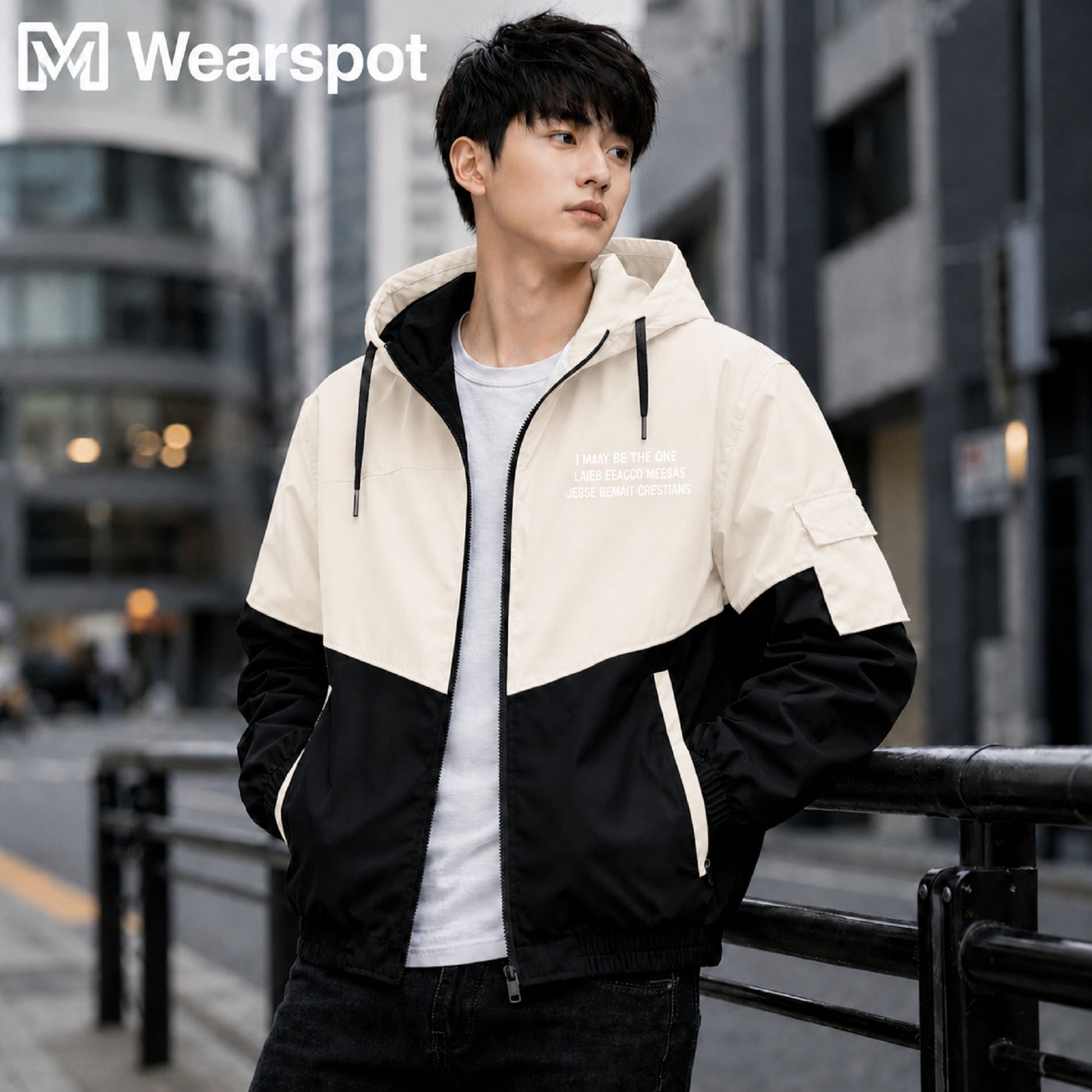 mw Men Colorblock Casual Jacket-picture-45