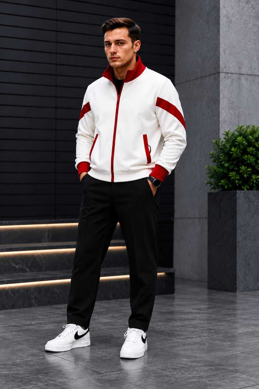 AZYHUB Striped Men Wind Cheater-picture-22