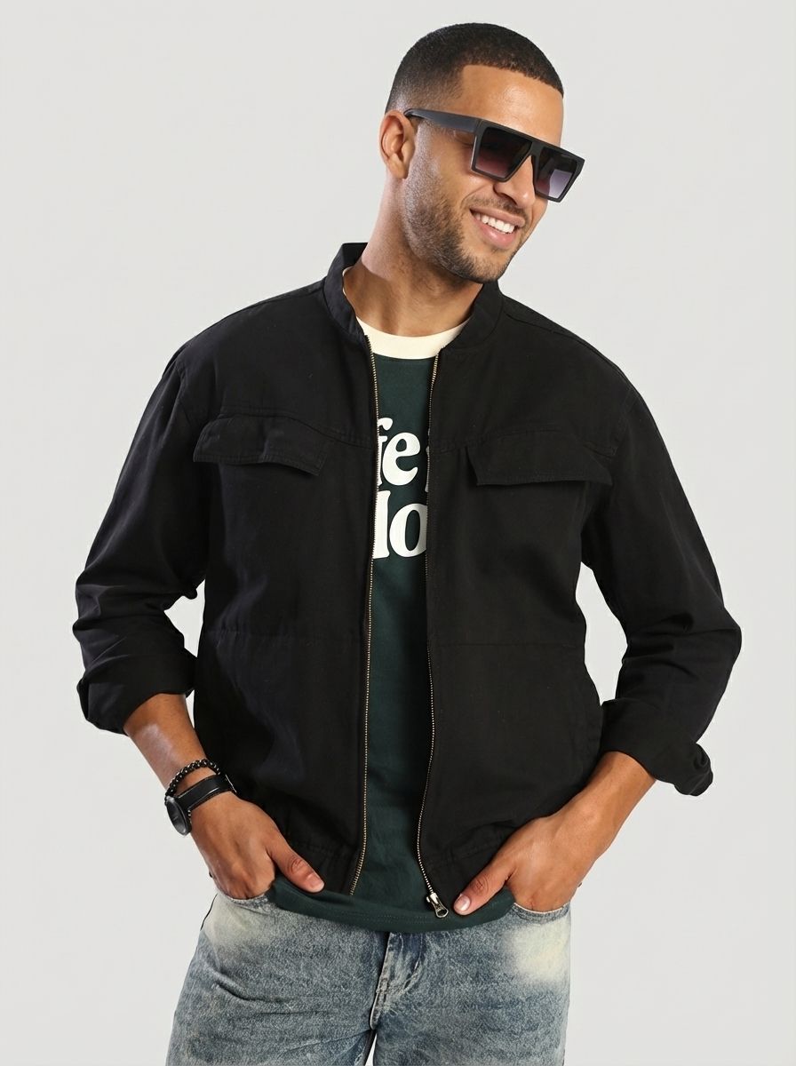 roadster Men Solid Casual Jacket-picture-25