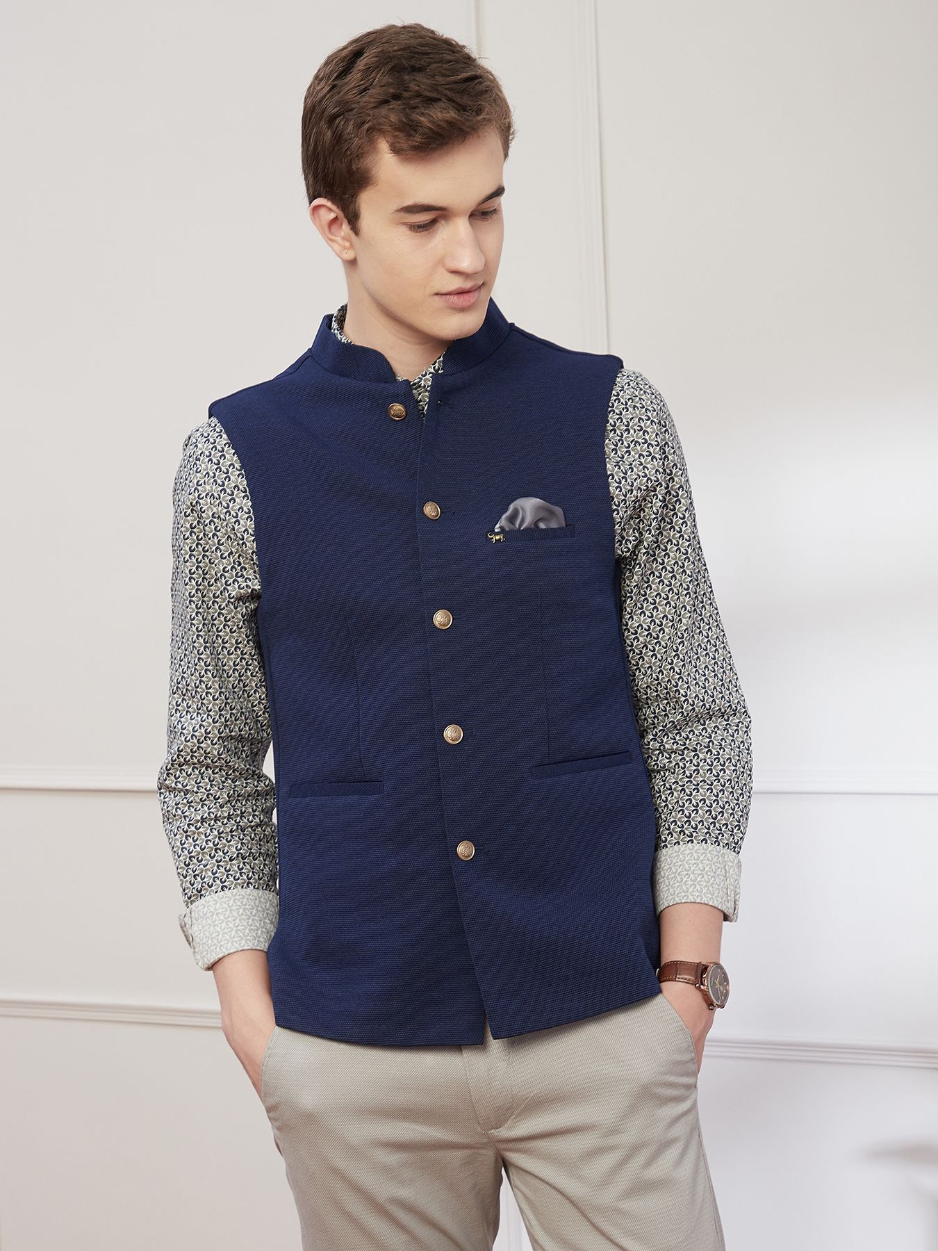 turtle Solid Men Waistcoat-picture-13