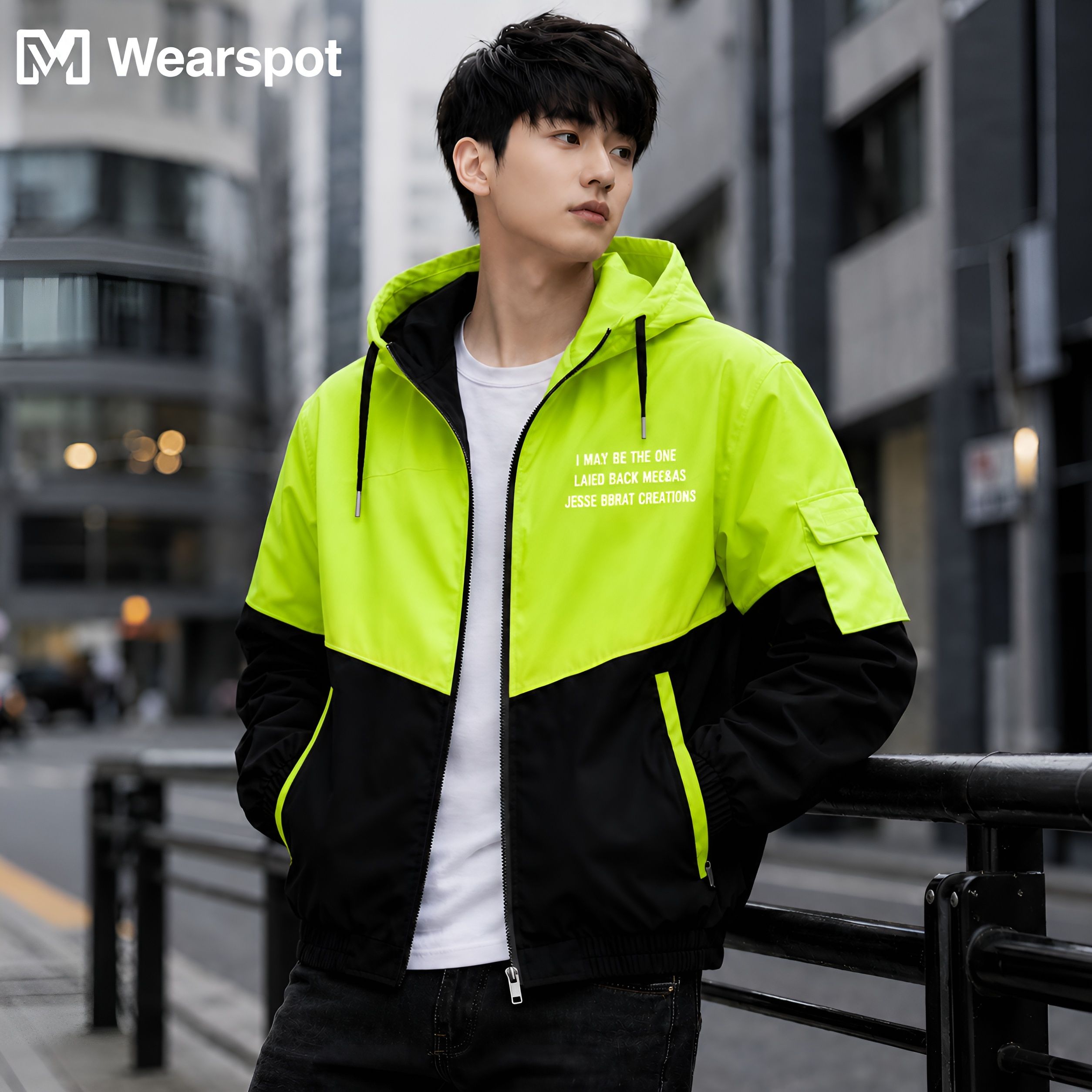 mw Men Colorblock Casual Jacket-picture-41