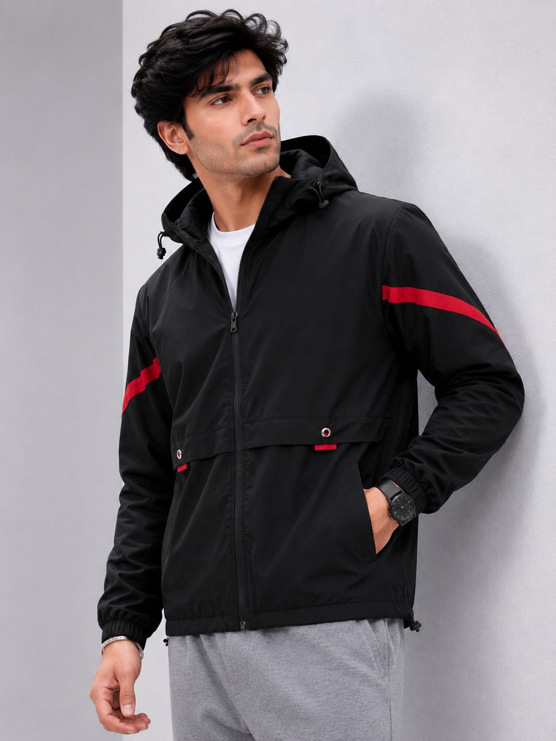 five doggies Men Printed Casual Jacket-picture-10