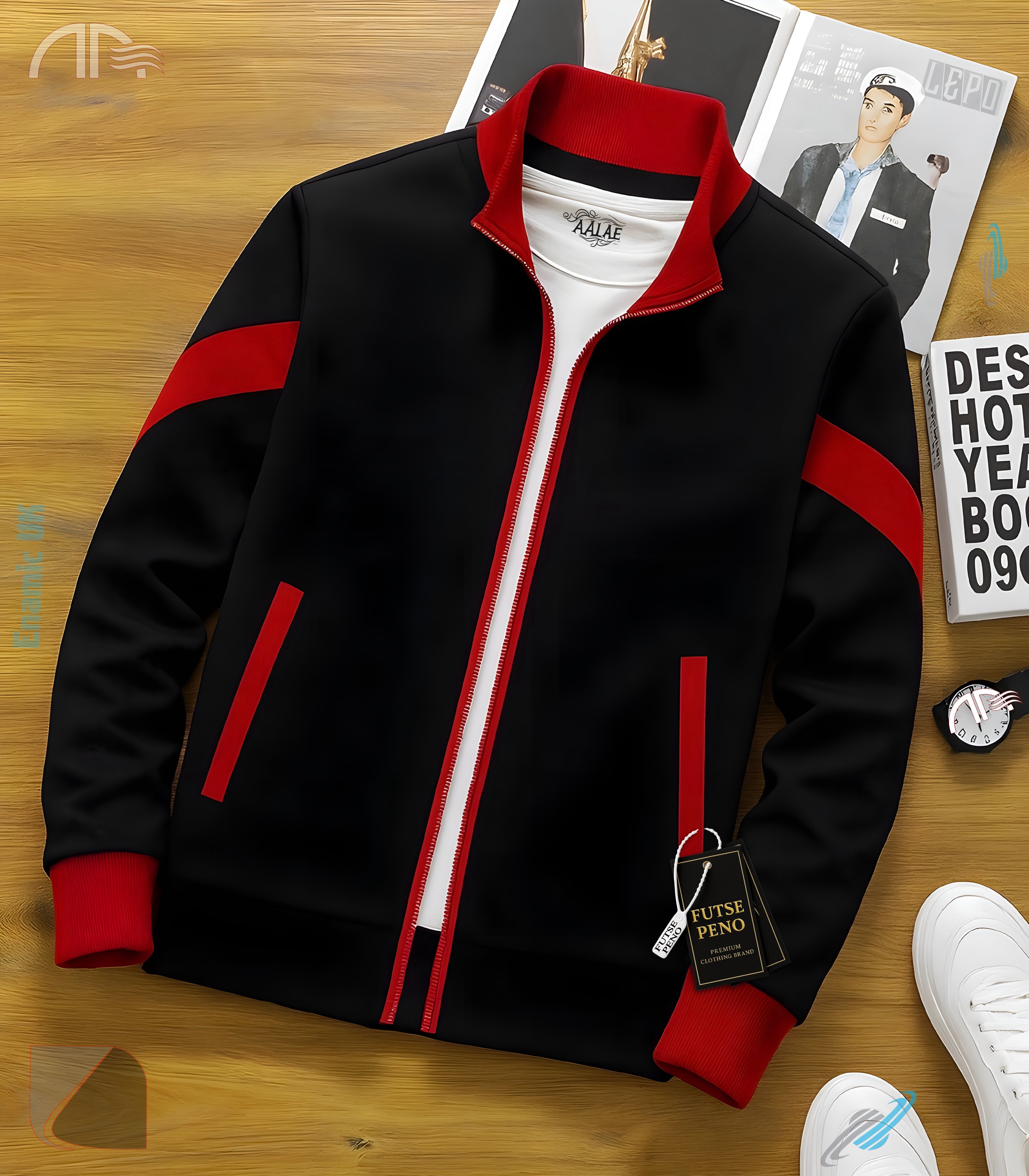 Men Solid Casual Jacket