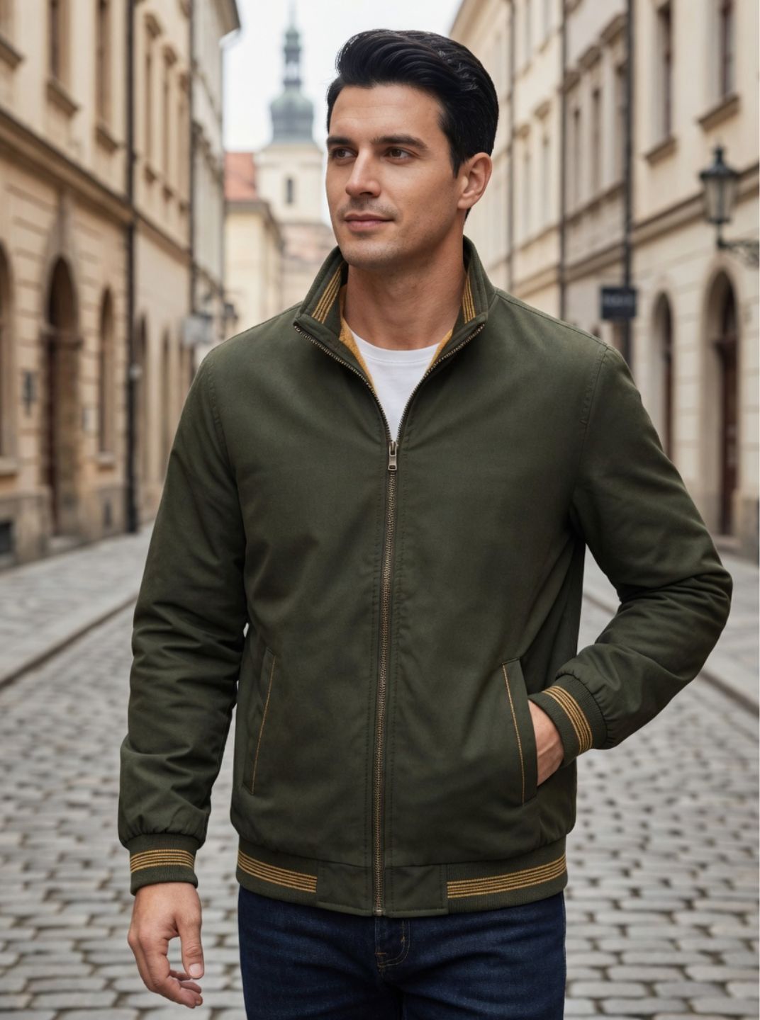 mia fashion Men Solid Fleece Jacket-picture-15