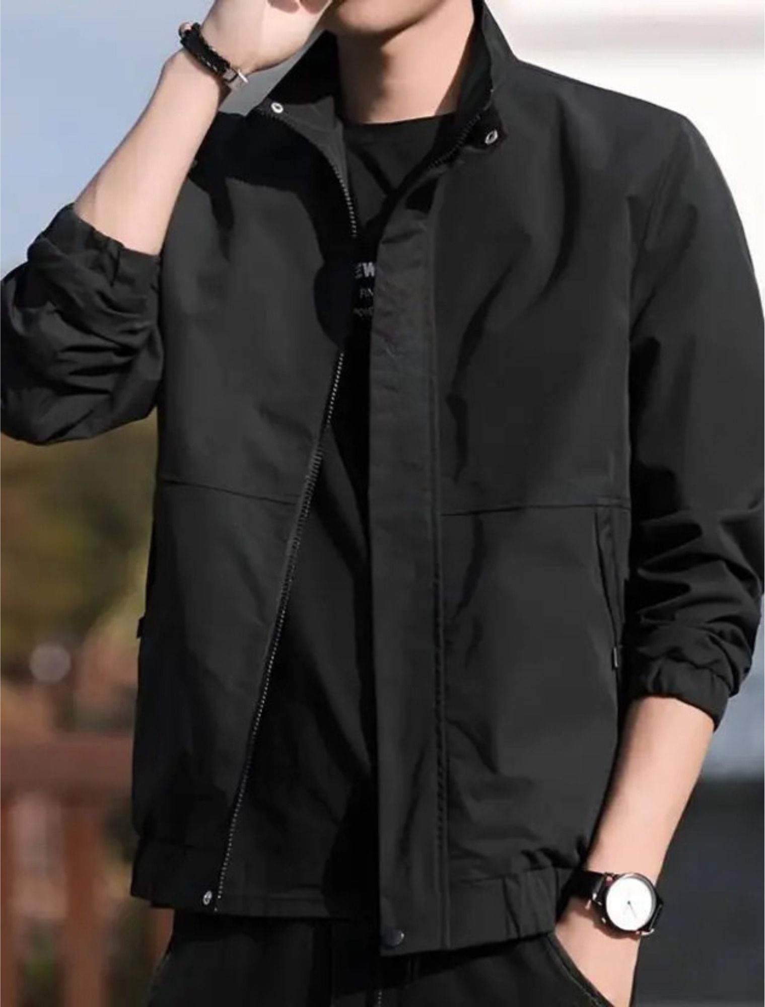 mia fashion Men Solid Biker/Riding Jacket-picture-14