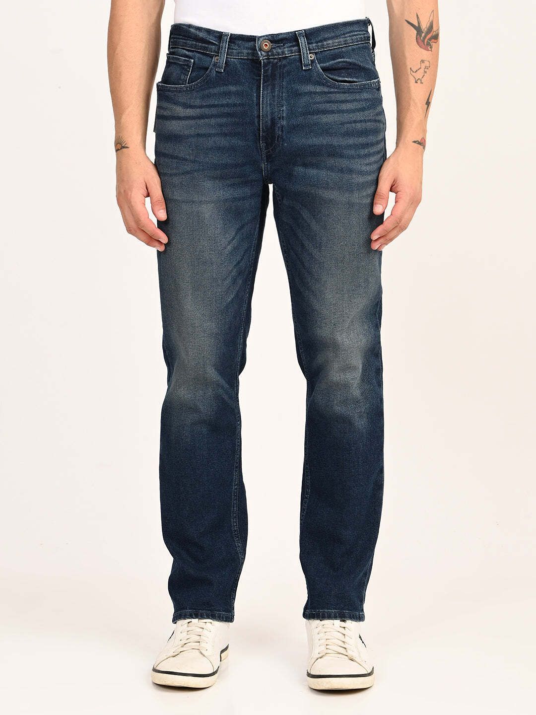 levi's Men Regular Mid Rise Blue Jeans-picture-17