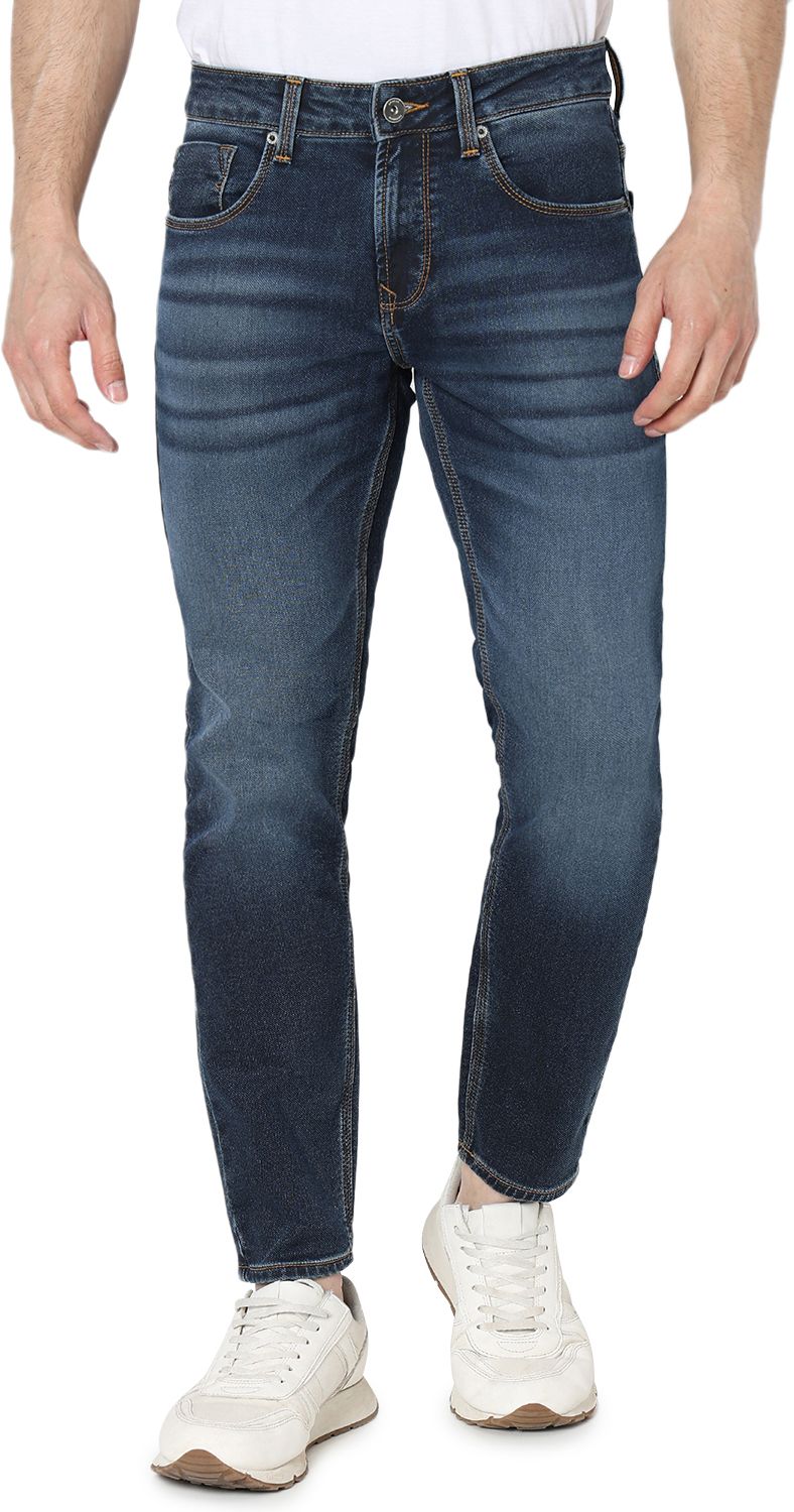 spykar Men Slim Mid Rise Blue Jeans-picture-12