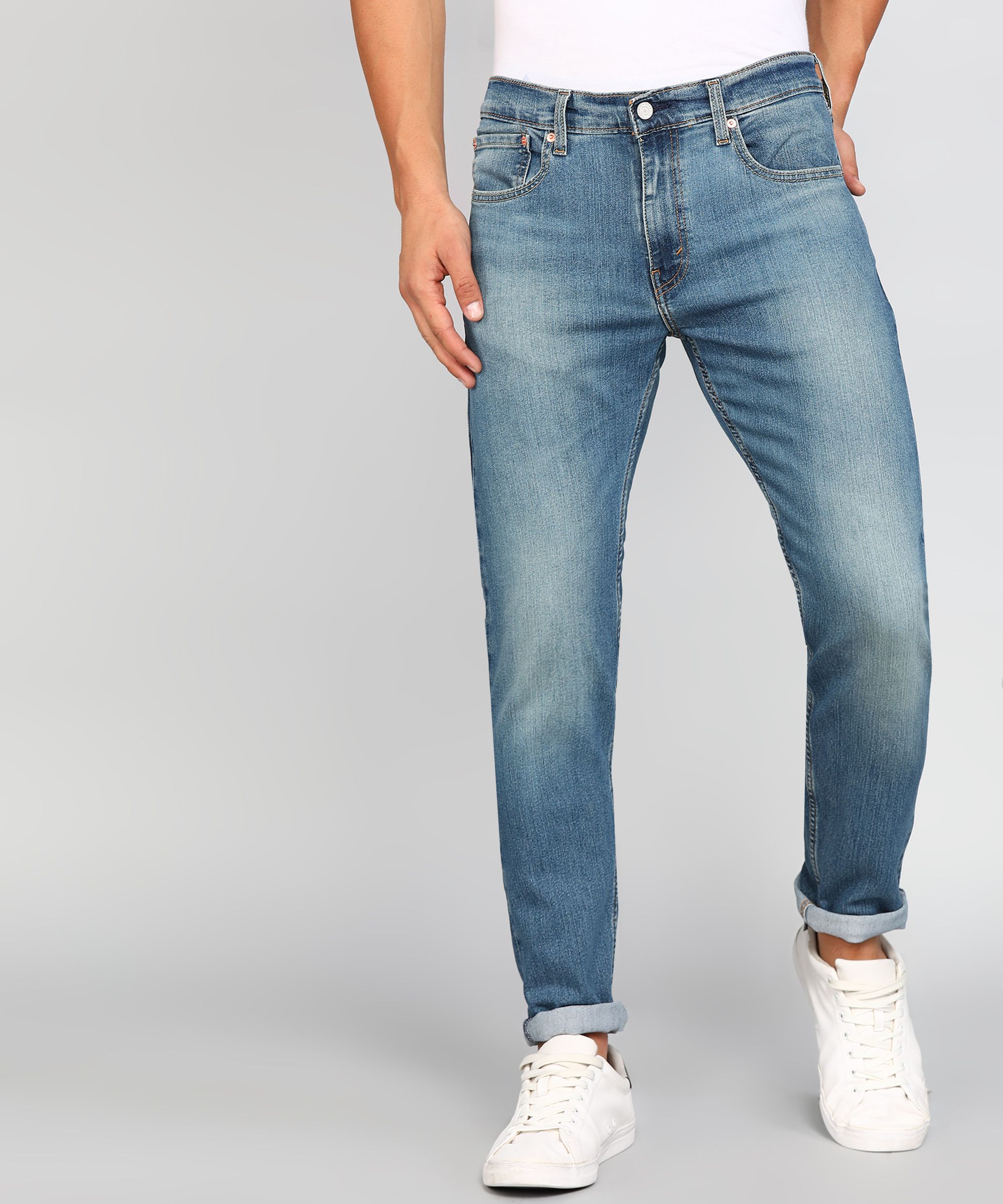 levi's 512 Men Tapered Fit Mid Rise Blue Jeans-picture-13