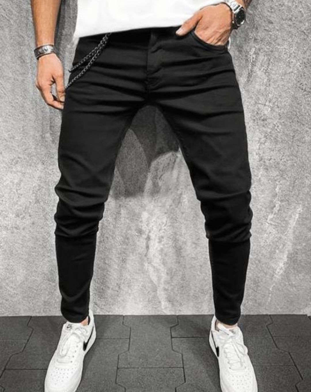denim rush Men Regular Mid Rise Black Jeans-picture-26