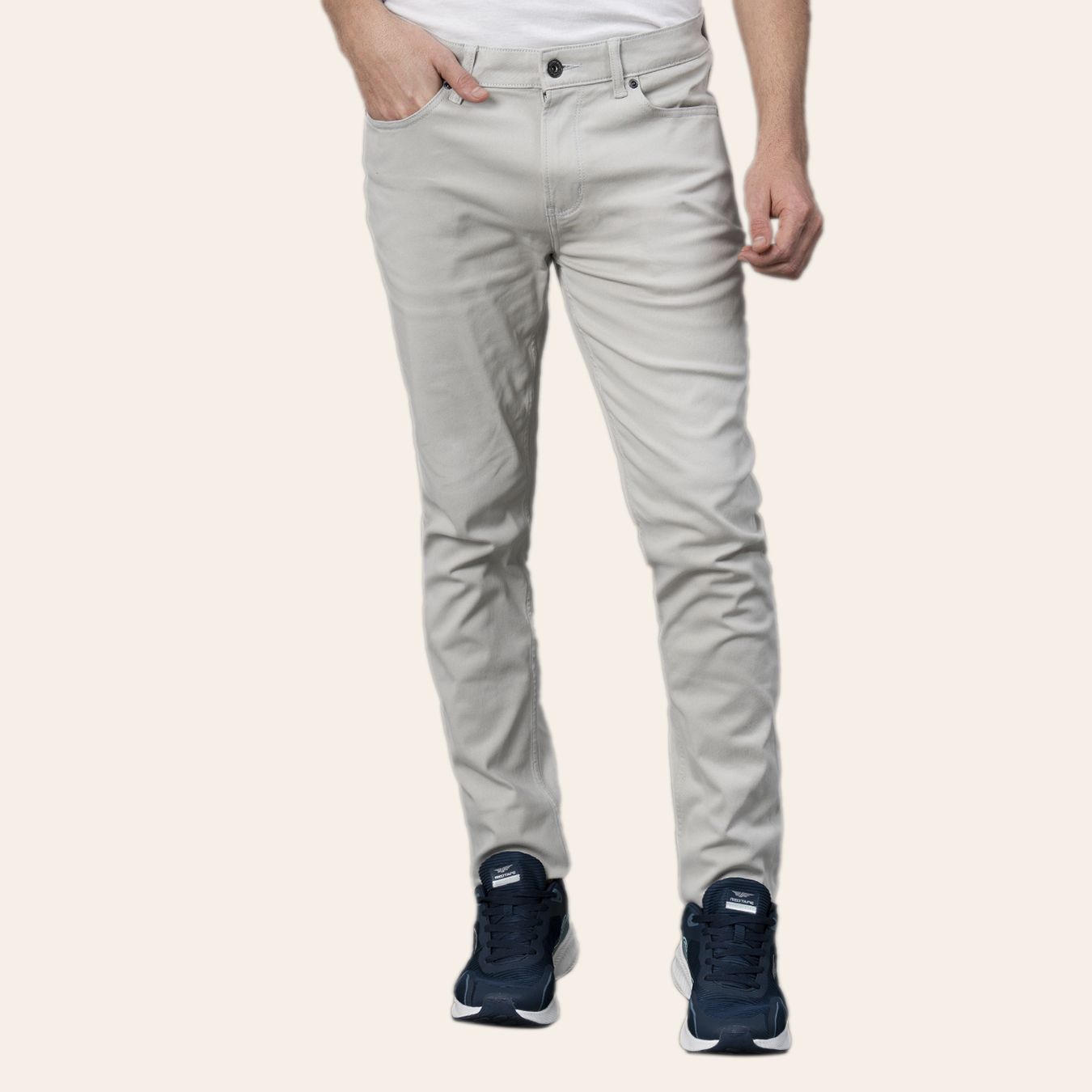 red tape Men Skinny Mid Rise Grey Jeans-picture-22
