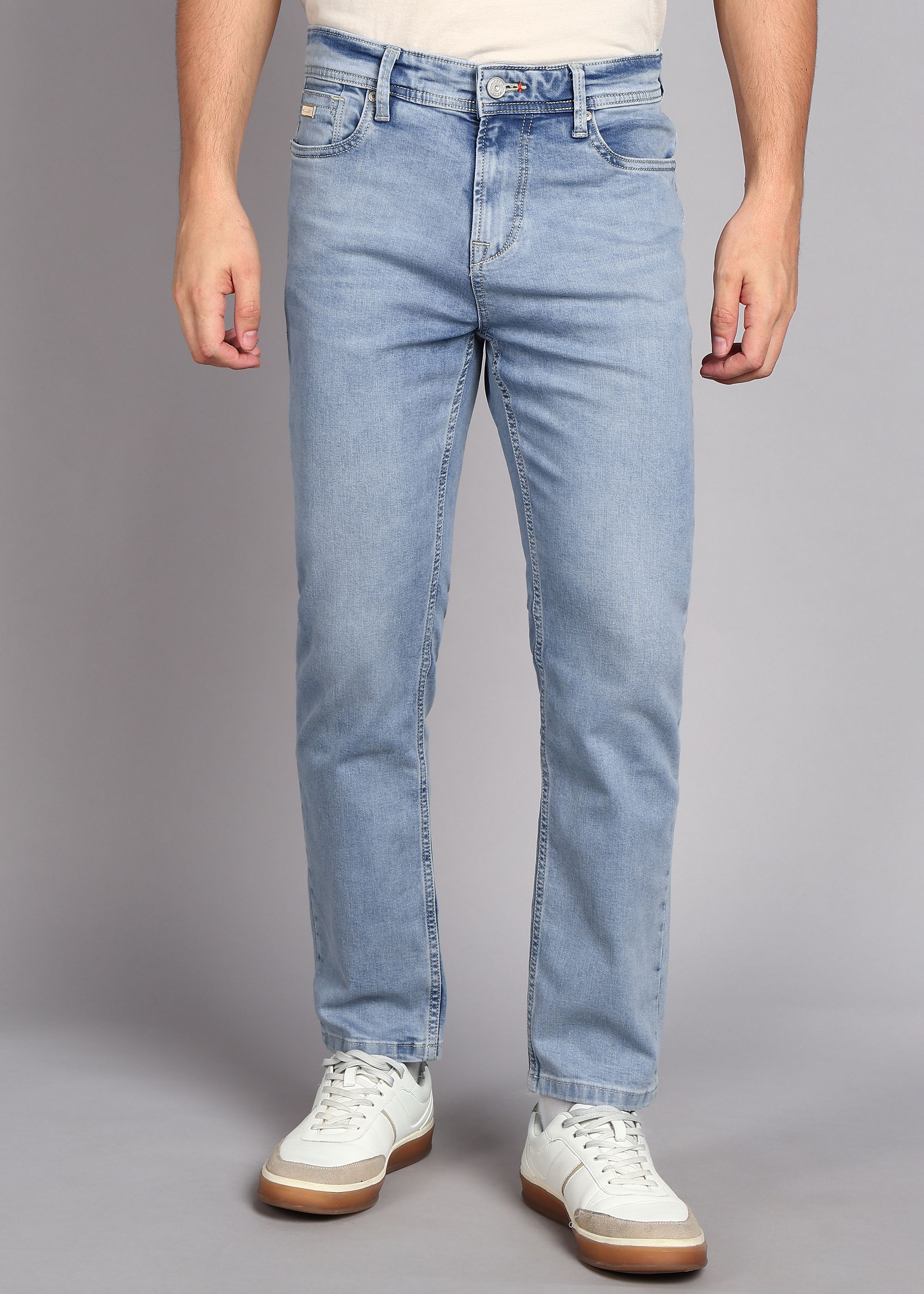 killer Men Slim Mid Rise Blue Jeans-picture-48