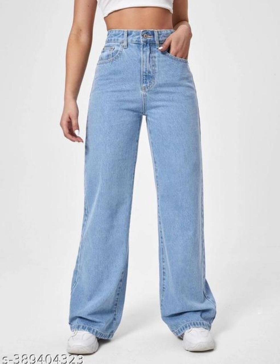 rifa Women Loose Fit Mid Rise Light Blue Jeans-picture-10