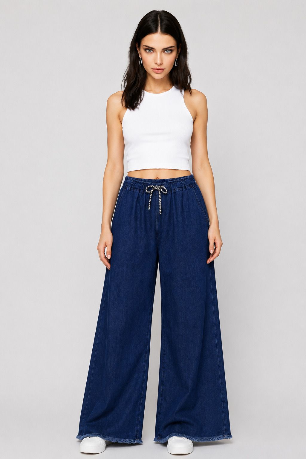 frk Women Relaxed Fit Mid Rise Dark Blue Jeans-picture-28