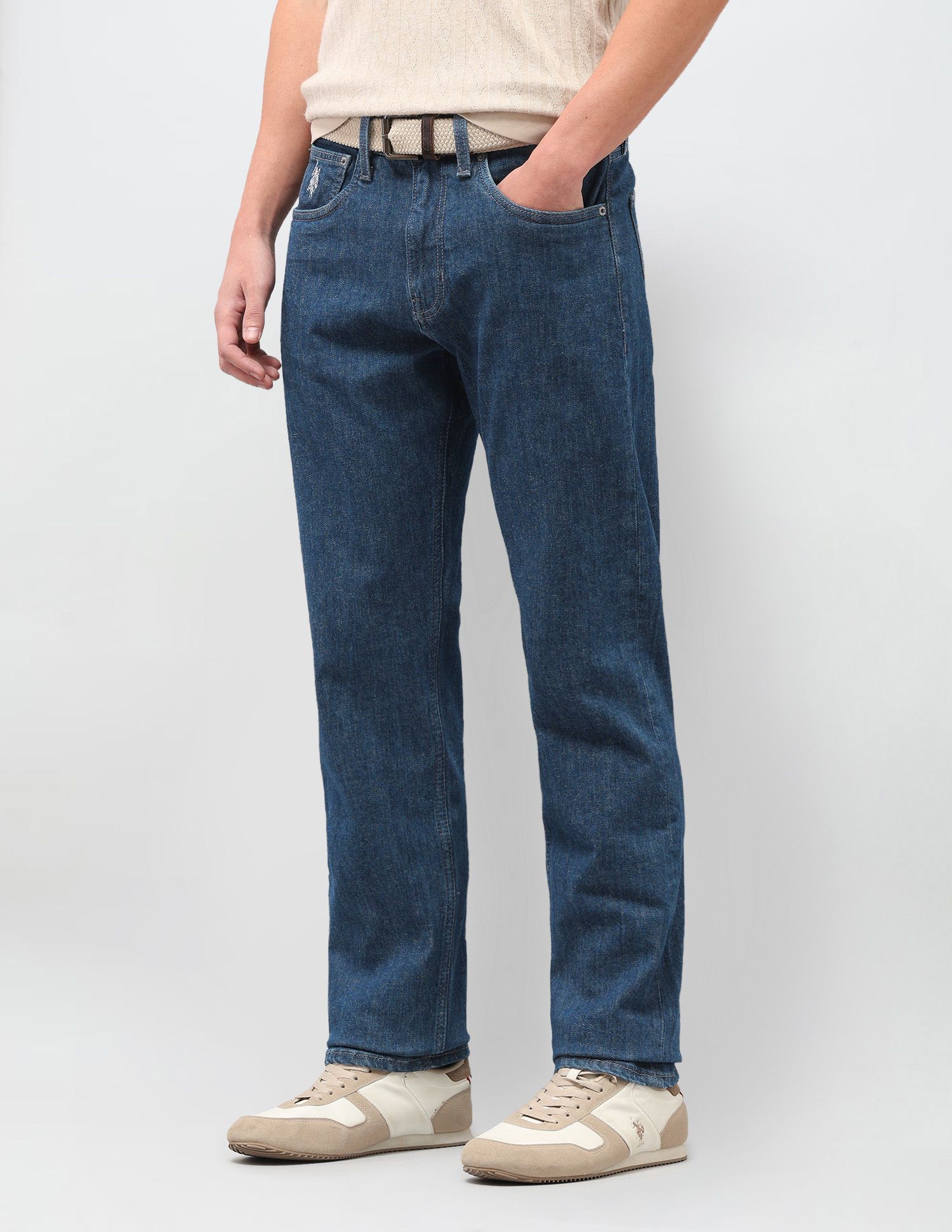 u.s. polo assn. denim co. Men Regular Mid Rise Blue Jeans-picture-32