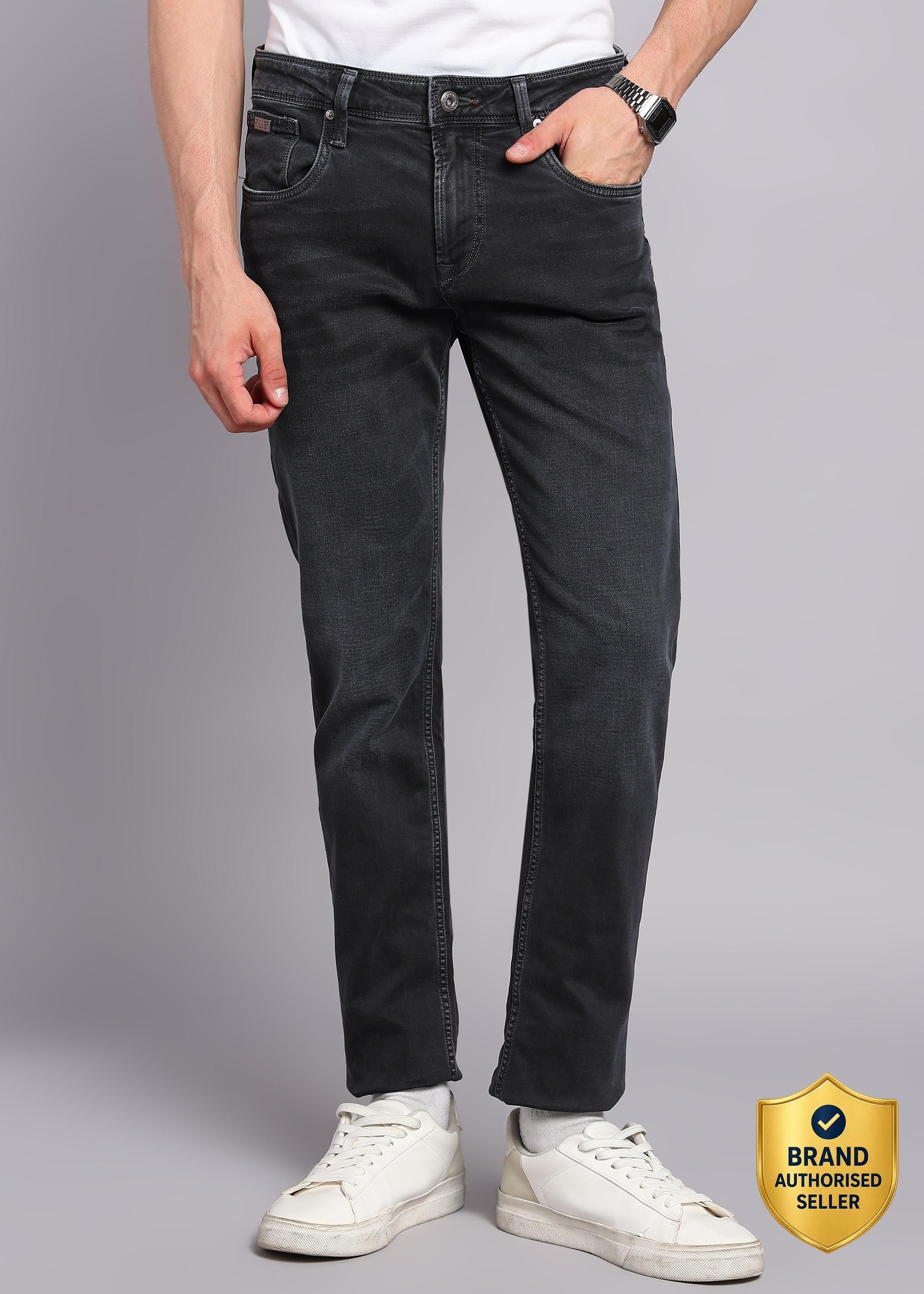 killer Men Slim Mid Rise Dark Grey Jeans-picture-20